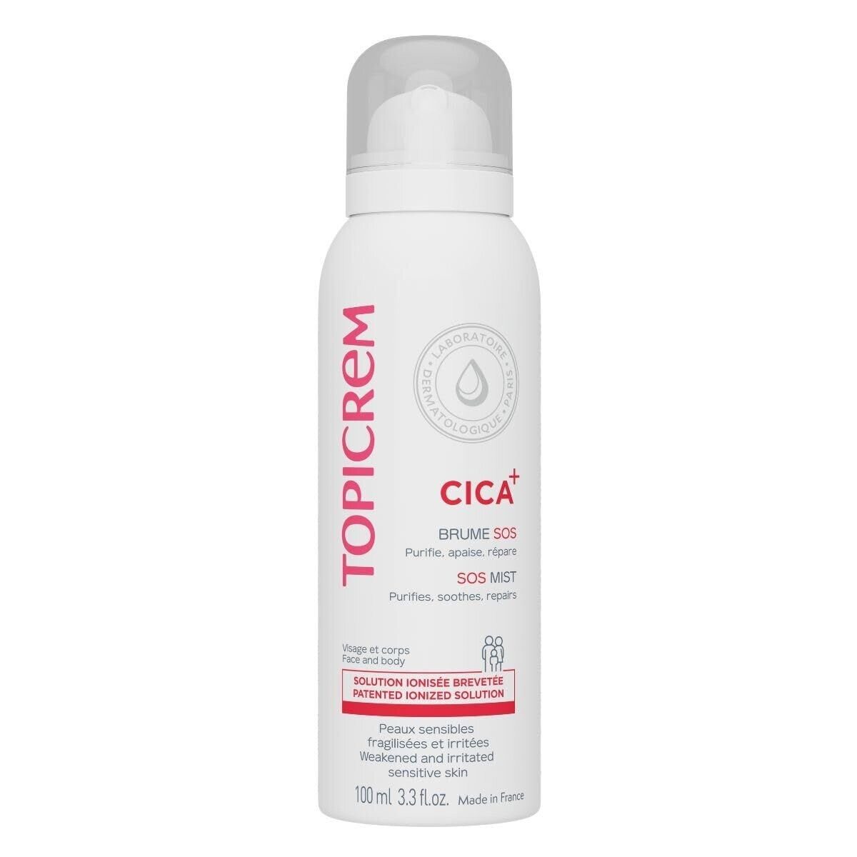 Topicrem Gesichts- und Körperspray CICA+ Bruma SOS 100 ml