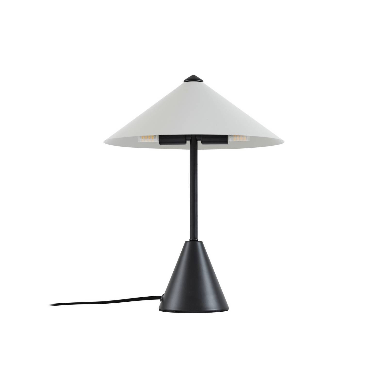 Lindby Tischleuchte Norvik, Metall, Schwarz IP20, 2 x 8 W LED