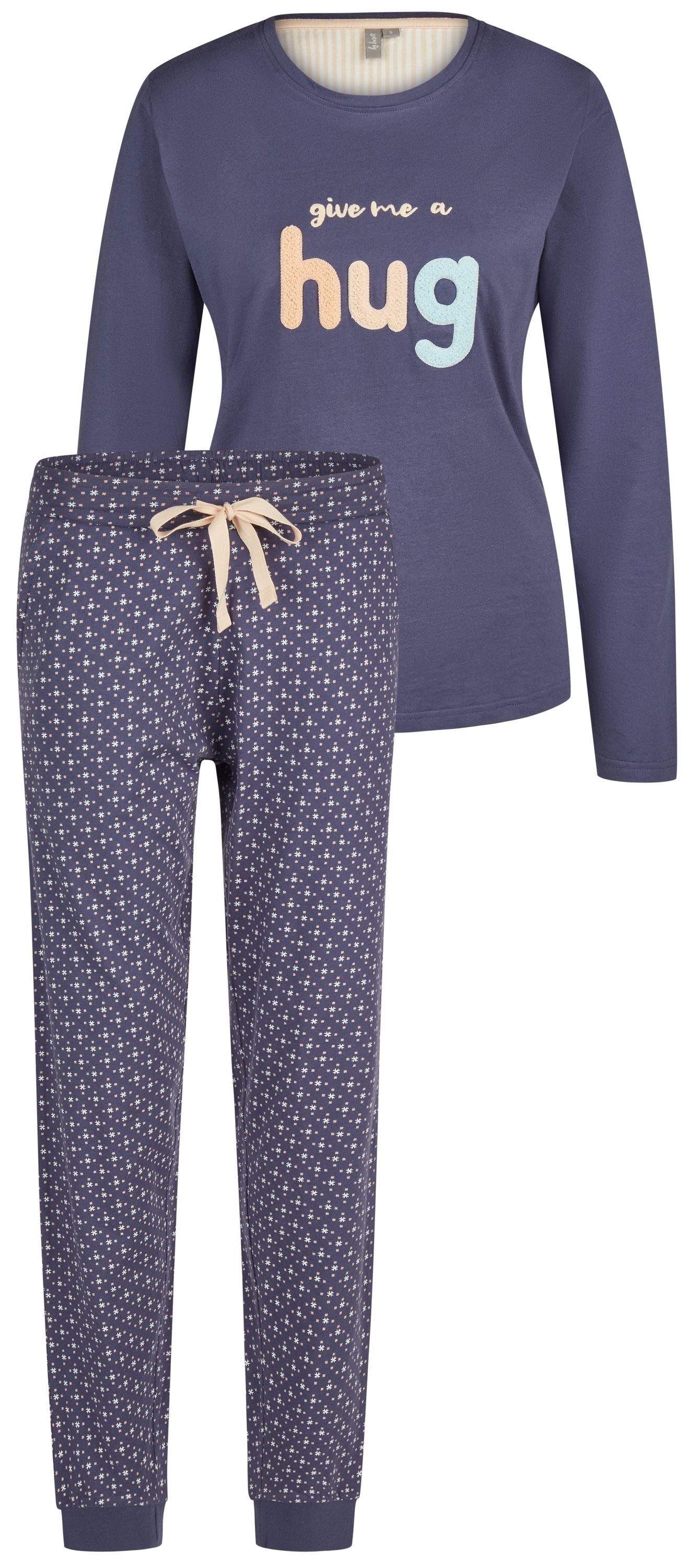 By Louise Schlafanzug Snug Winter (Set, 2 tlg., 2-teilig) Damen Pyjama lang günstig online kaufen