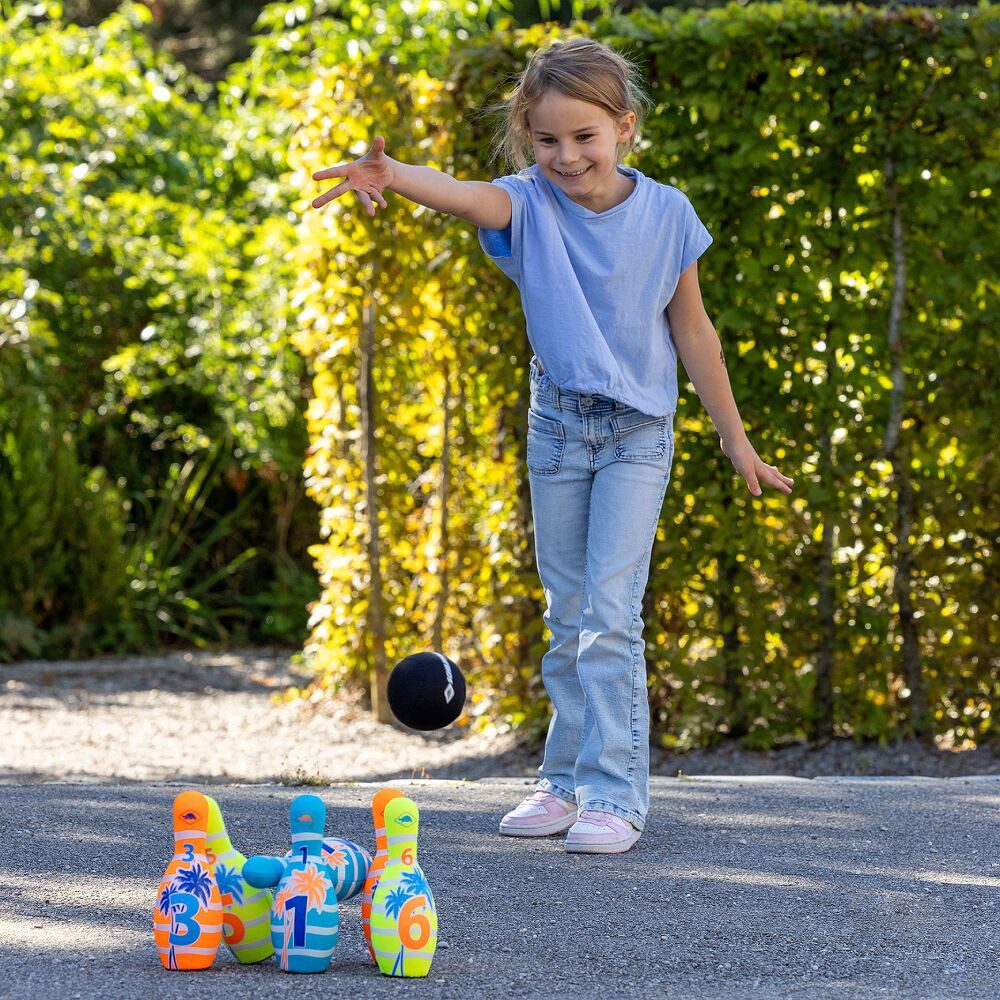 Schildkröt Spielball Kegel-Spiel Neopren Pastellfarben, Ideal für Strand und Pausenhof