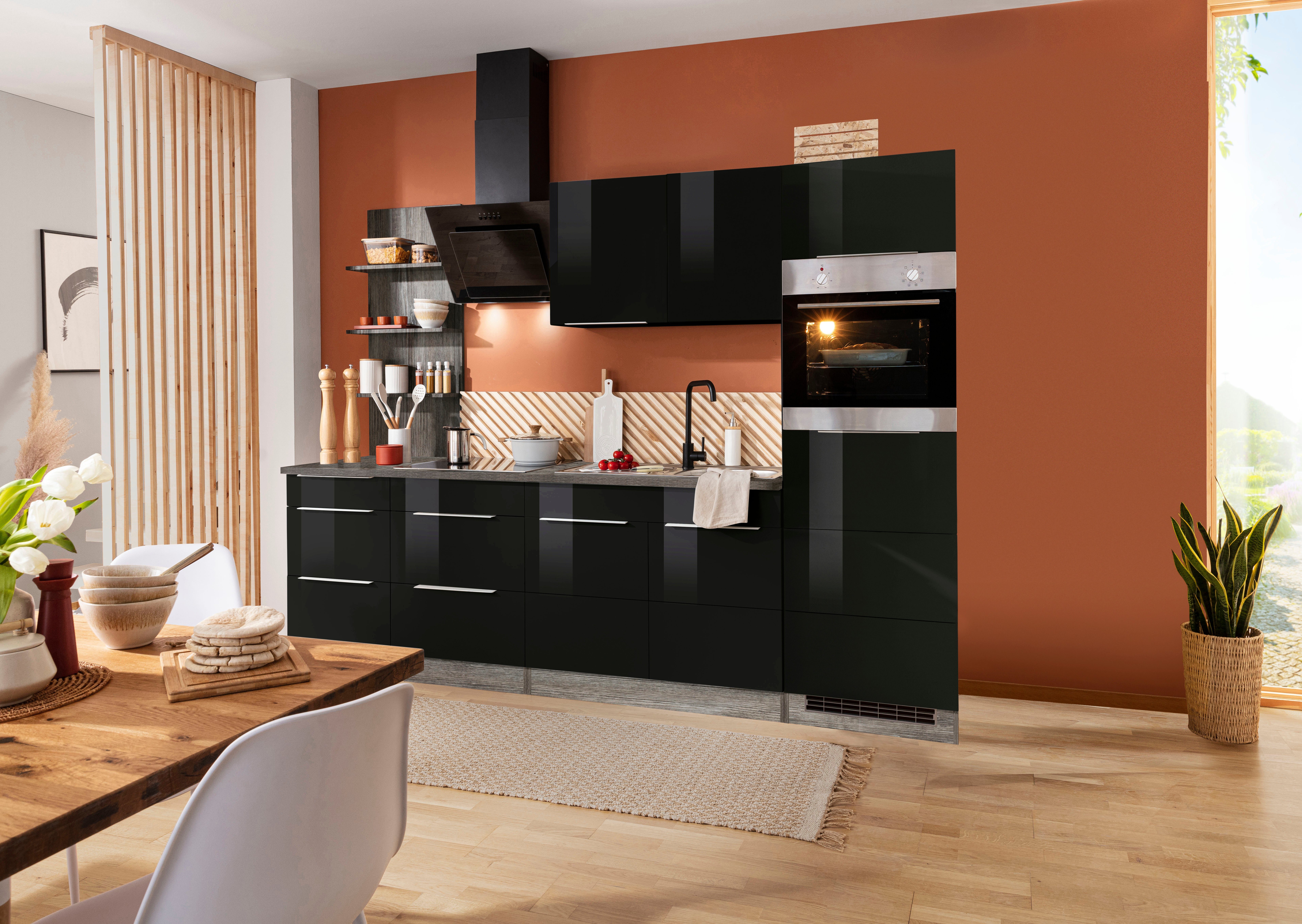 KOCHSTATION Küchenzeile KS-Brindisi Breite 270 cm, günstig online kaufen