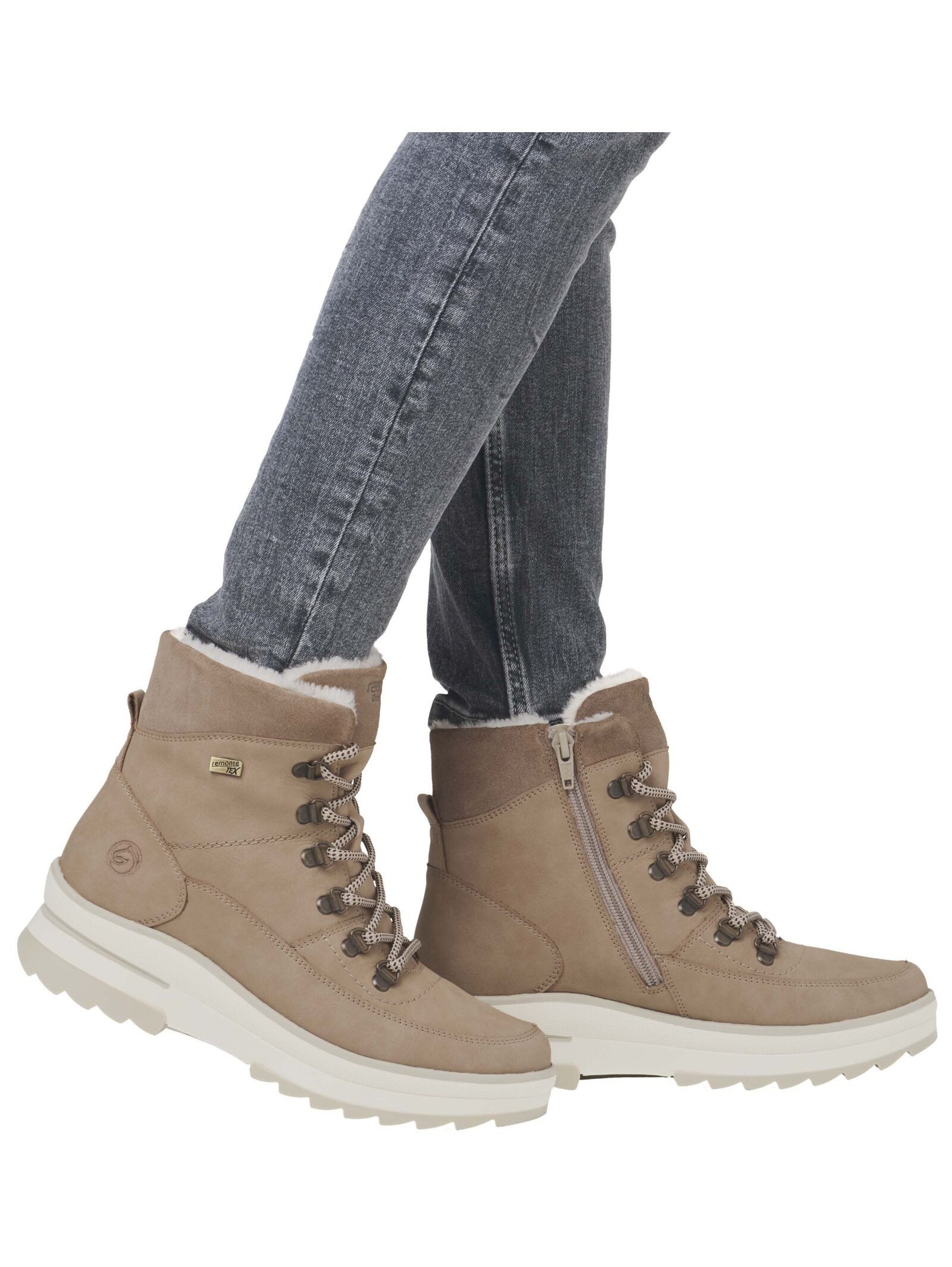 Remonte Remonte Stiefelette Leder Schnürstiefelette