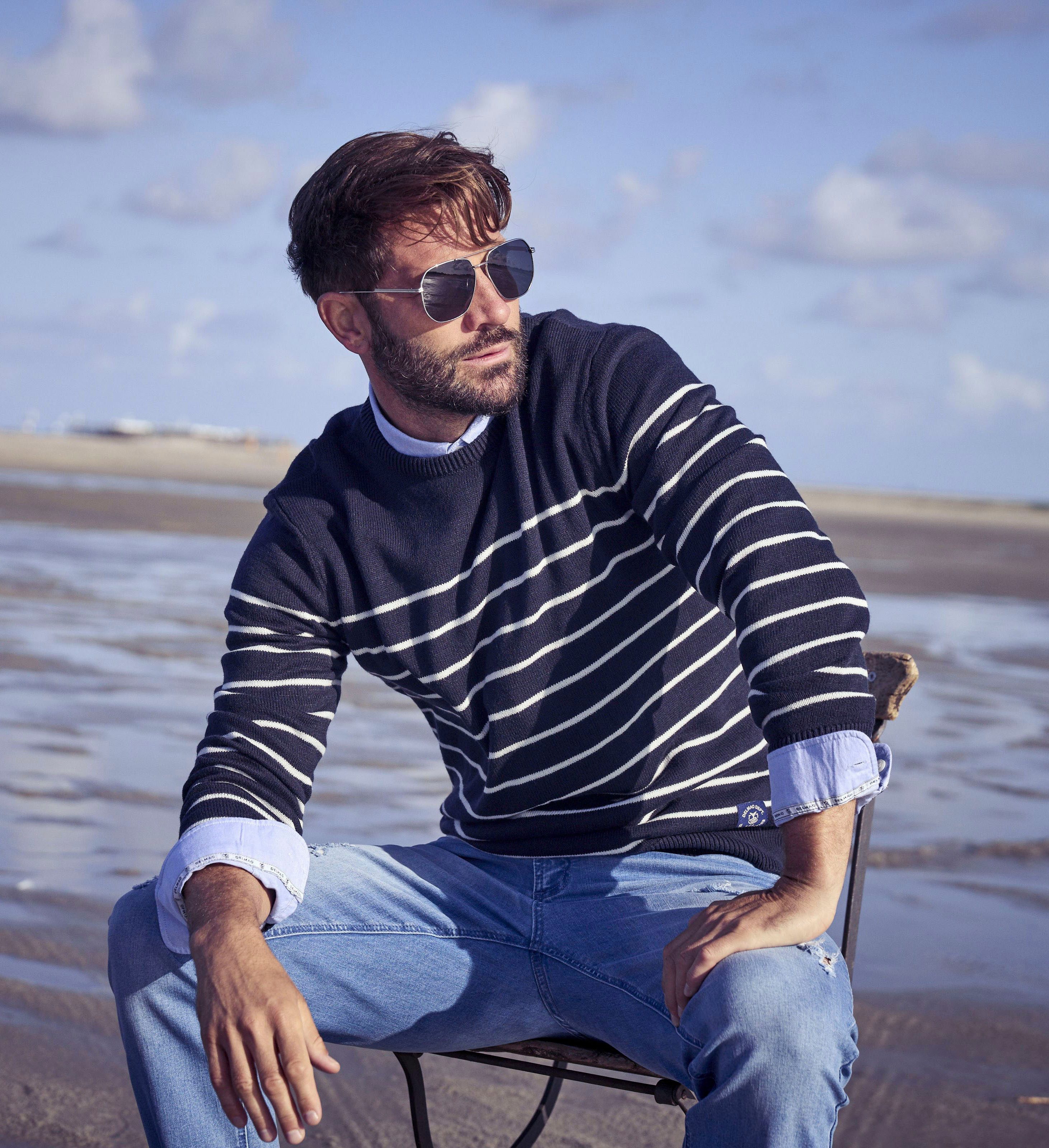 DELMAO Pilotenbrille für SIE und IHN - klassische Form - zeitloses Design günstig online kaufen