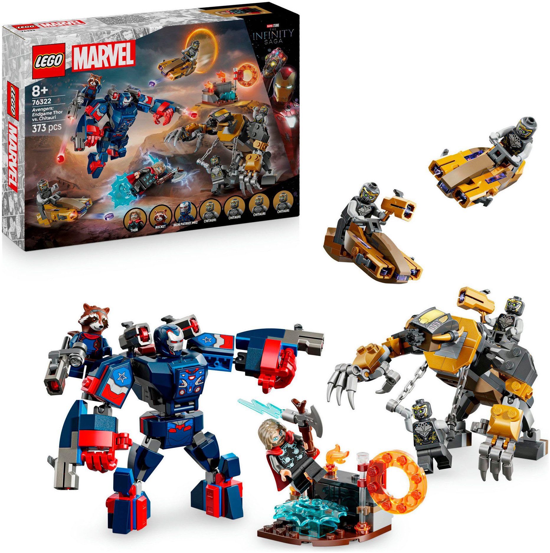 LEGO® Avengers: Endgame Thor vs. Chitauri (76322), LEGO Super Heroes Konstr günstig online kaufen