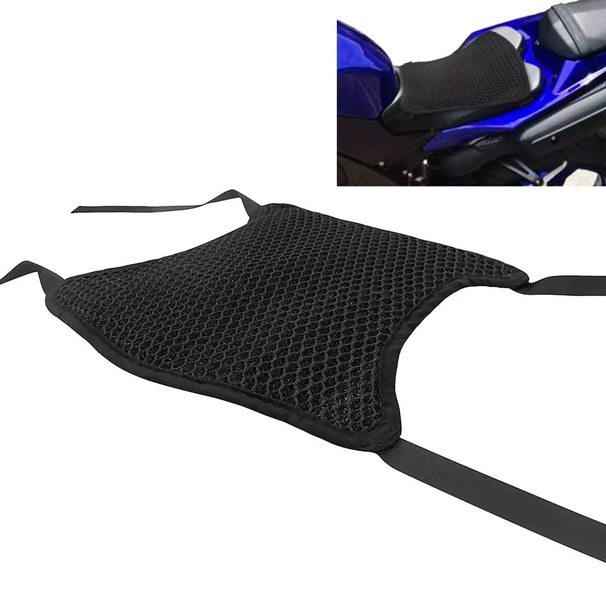 Tourtecs Sitzbank Motorrad Sitzkissen passend für Yamaha Tenere 700 # SK3 Kissen Sitzauf