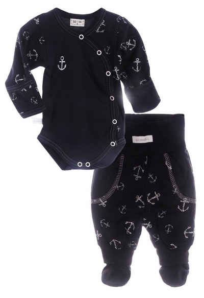 La Bortini Body & Hose Wickelbody und Hose Baby Anzug 2tlg. Set Body