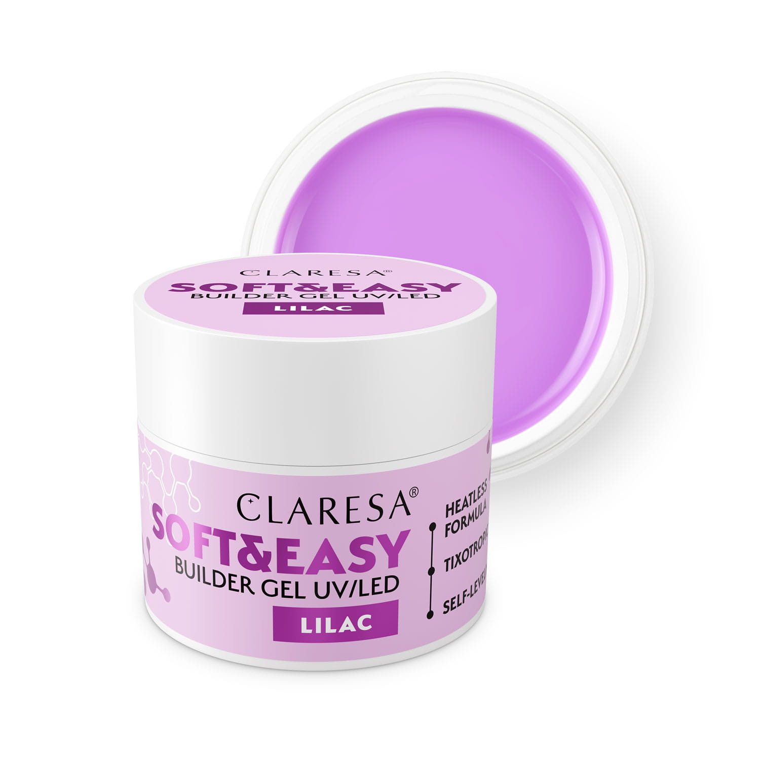 Claresa Gel-Nagellack CLARESA SOFT&EASY BUILDER GEL LILAC