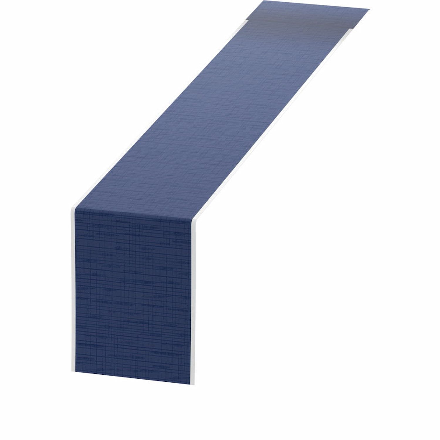Duni Tischläufer 1 Dunicel® Tischläufer Linnea dunkelblau, 0,15 m x 20m, 17 günstig online kaufen