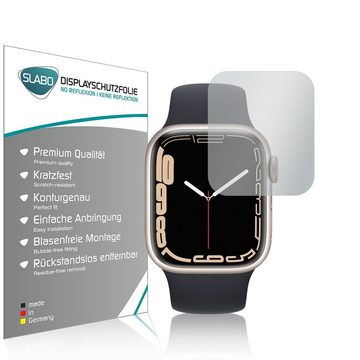 SLABO Schutzfolie 4x Displayschutzfolie No Reflexion, Watch Series 7 (41mm) Watch Series 8 (41 mm)