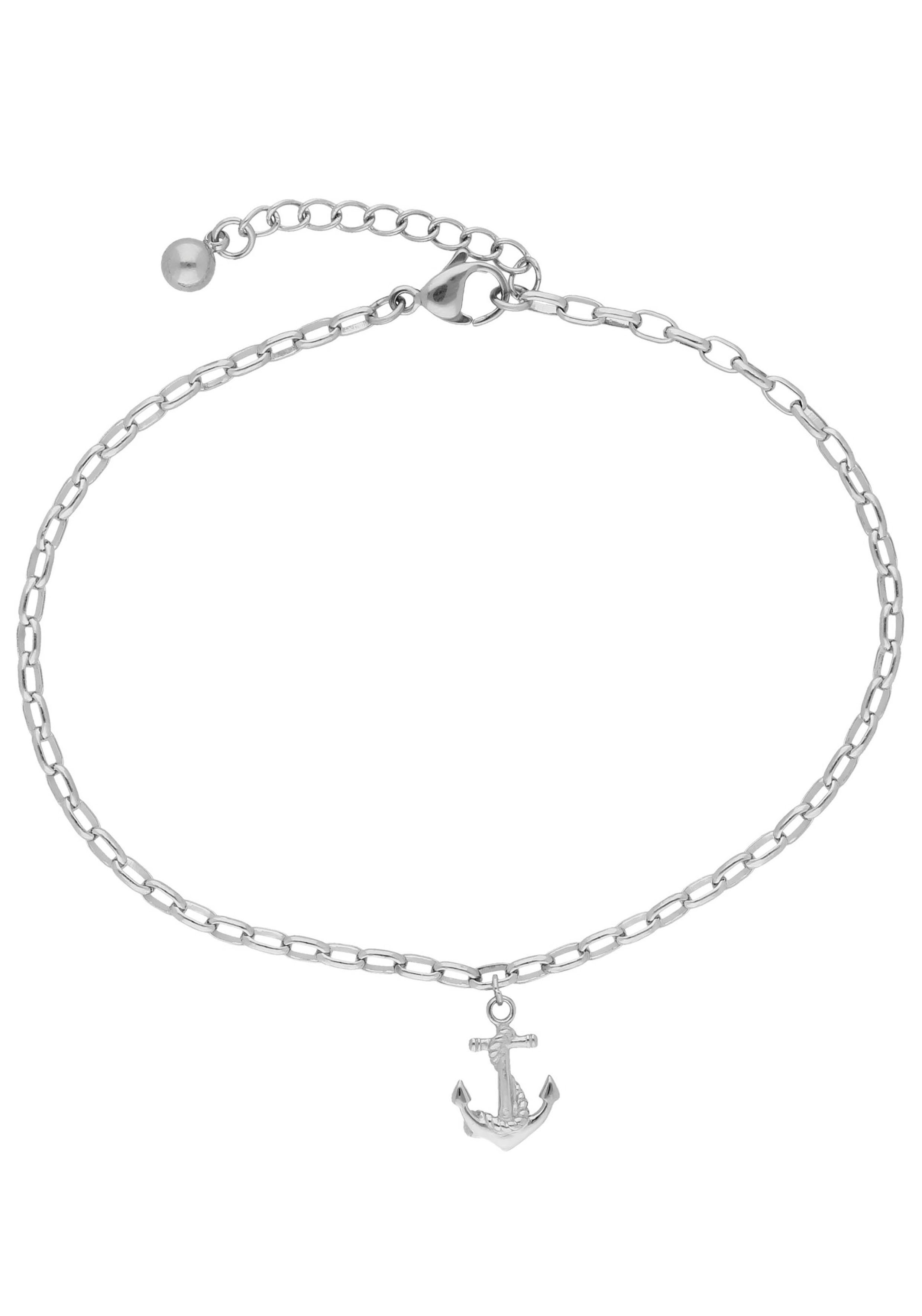 Firetti Fußkette Ювелирные изделия Geschenk Körperschmuck Maritim Anhänger Anker+Seil Ankerkette