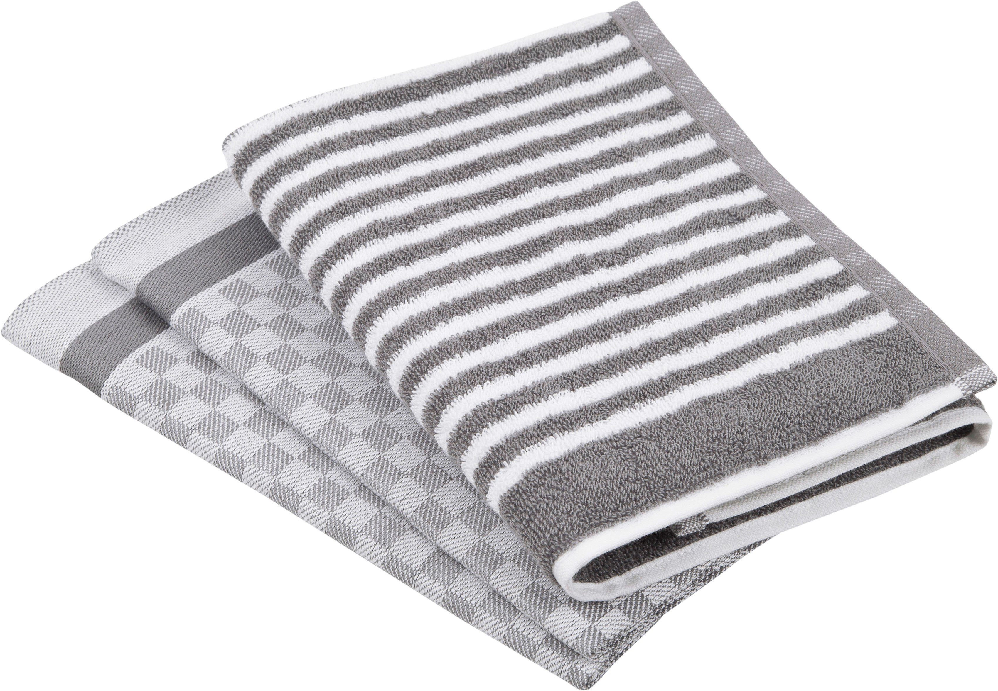 ROSS Geschirrtuch Exclusiv, (Set, 3-tlg), 1x günstig online kaufen