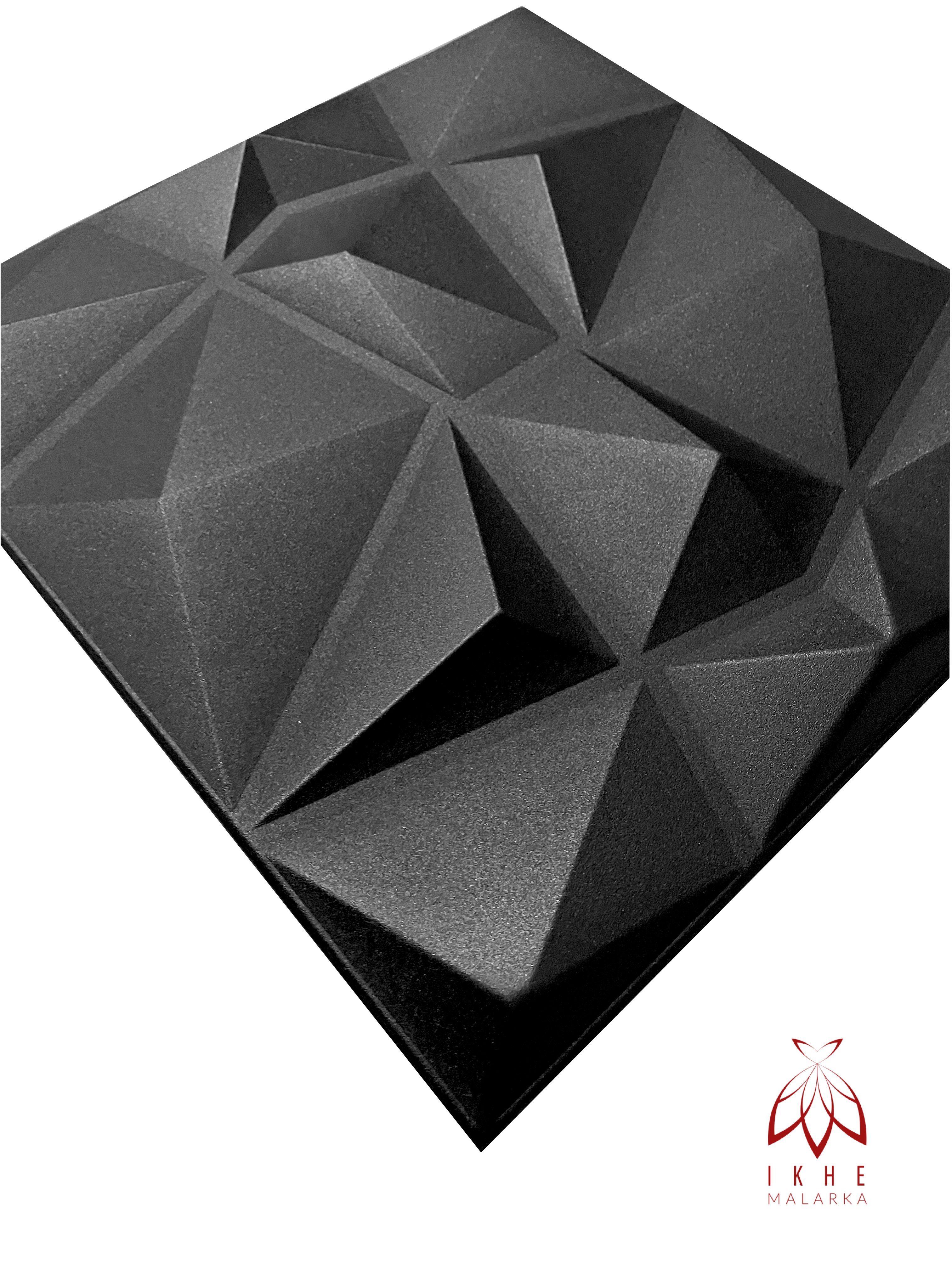 IKHEMalarka 3D Wandpaneel aus Polystyrol Styropor XPS 4m²/16 Stück, BxL: 50,00x50,00 cm, 0,25 qm, (16-tlg) 3D Paneelen für Decke oder Wand