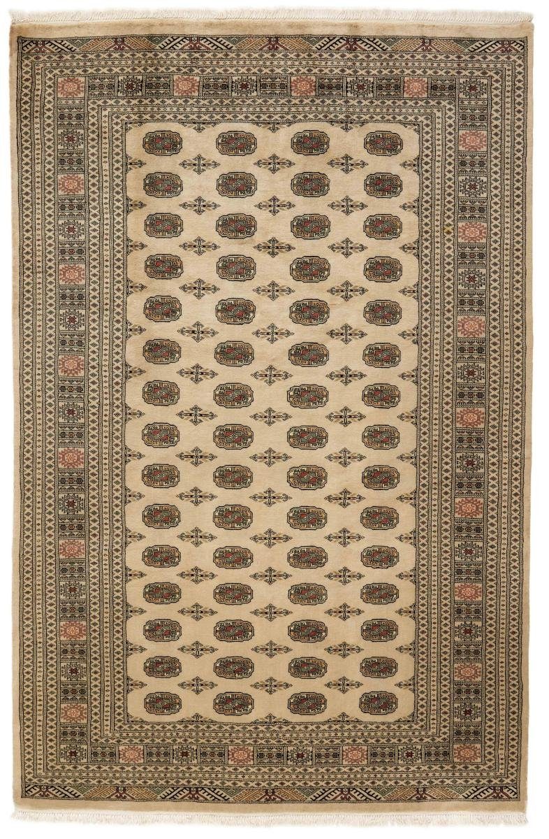 Orientteppich Pakistan Buchara 3ply 201x306 Handgeknüpfter Orientteppich, Nain Trading, rechteckig, Höhe: 8 mm