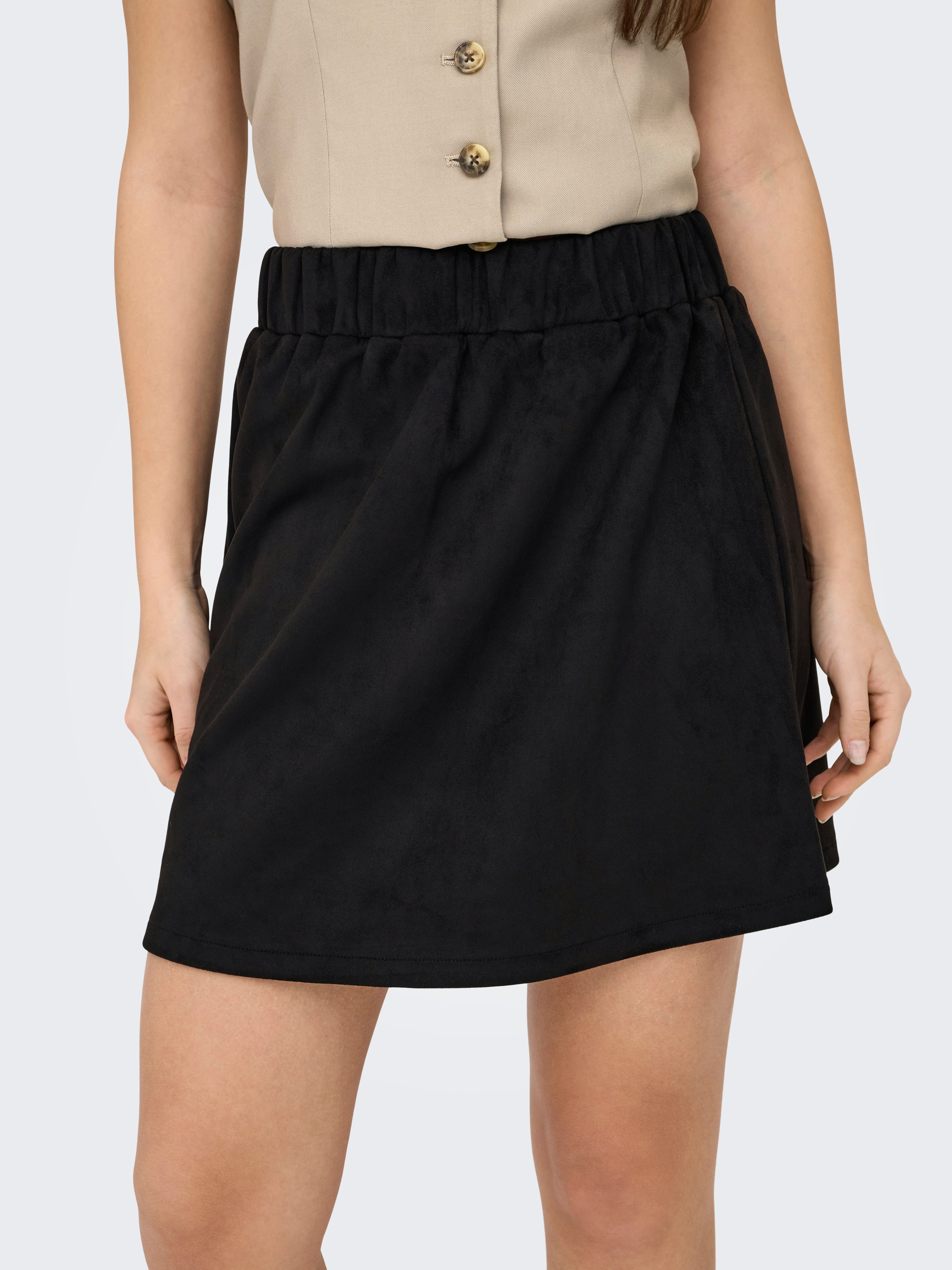 ONLY Minirock ONLRITA FAUX SUEDE SKATER SKIRT OTW ZL günstig online kaufen