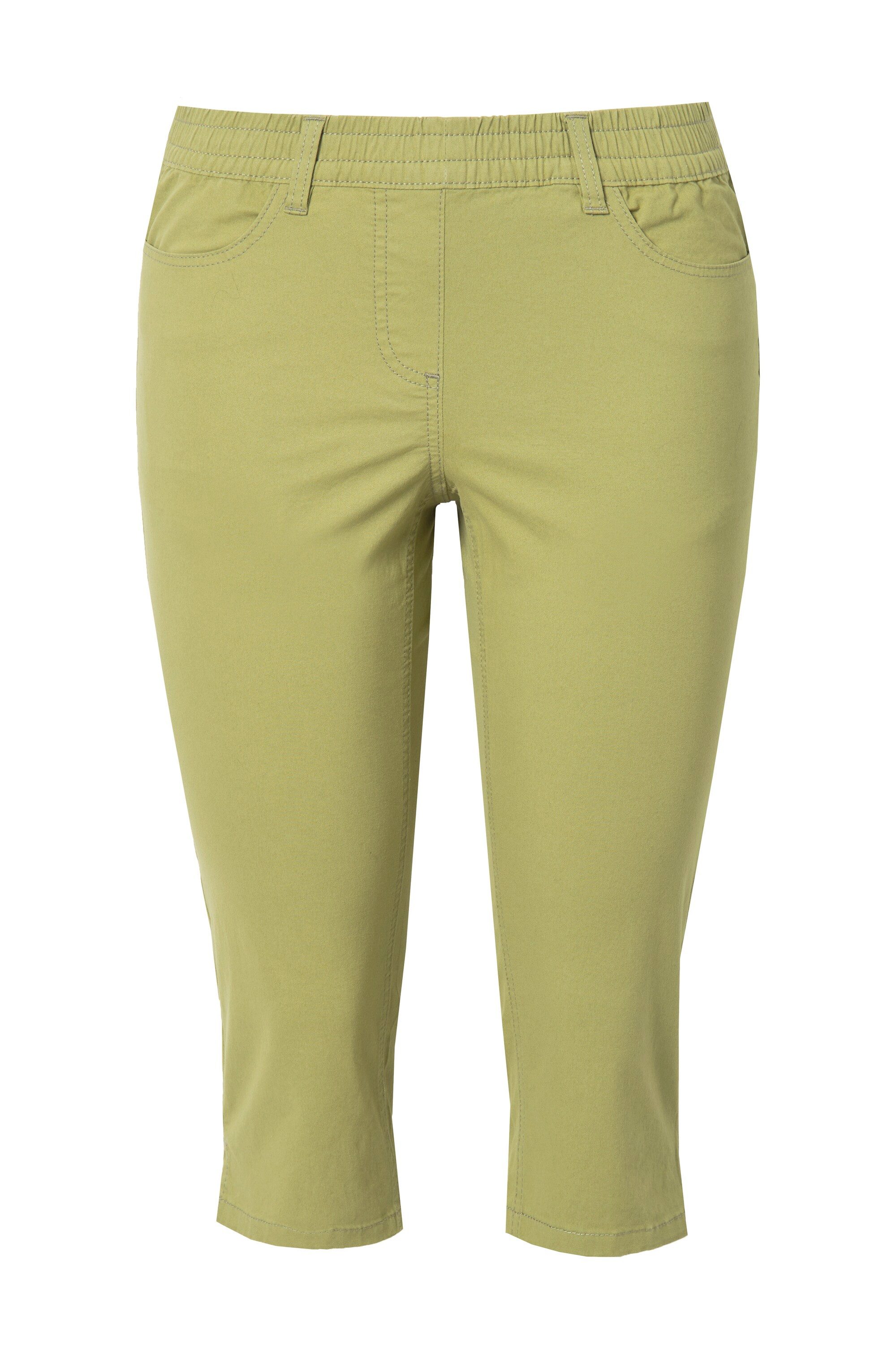 Ulla Popken Jeggings Caprihose Saumschlitze Gürtelschlaufen günstig online kaufen