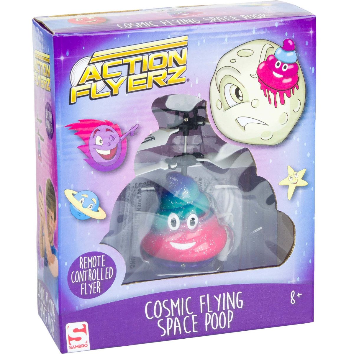 Emoji Spielzeug-Flugrakete Flyer Set für Kinder für Wurfspaß Freizeit und Bewegung