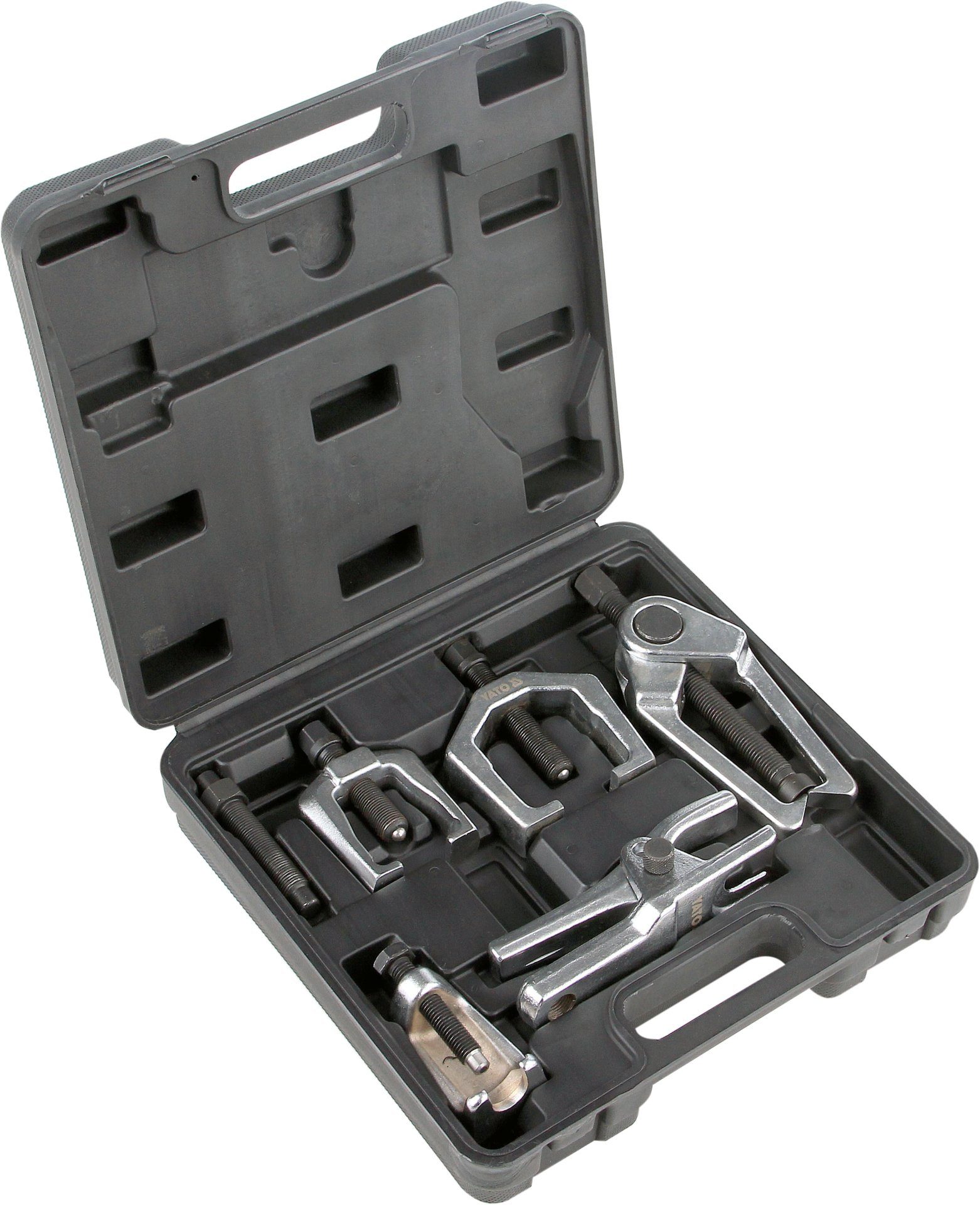 Yato Werkzeugset Abzieher-Set für Spurstangenköpfe, 6-teilig, aus Kohlenstoffstahl