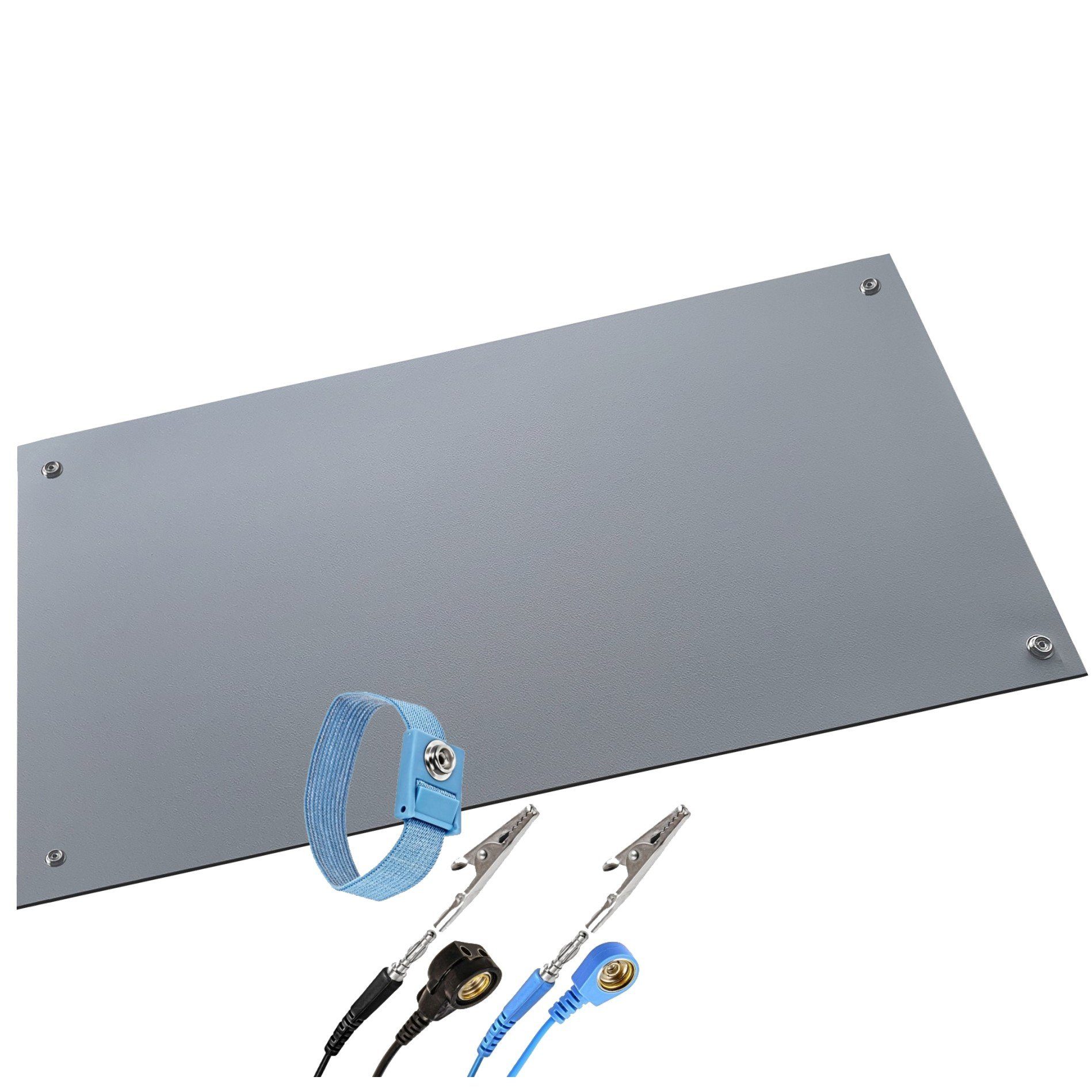 Minadax Reparatur-Set Minadax 60 x 50cm Antistatikmatte ESD + Manschette +  2,4m Verlängerung