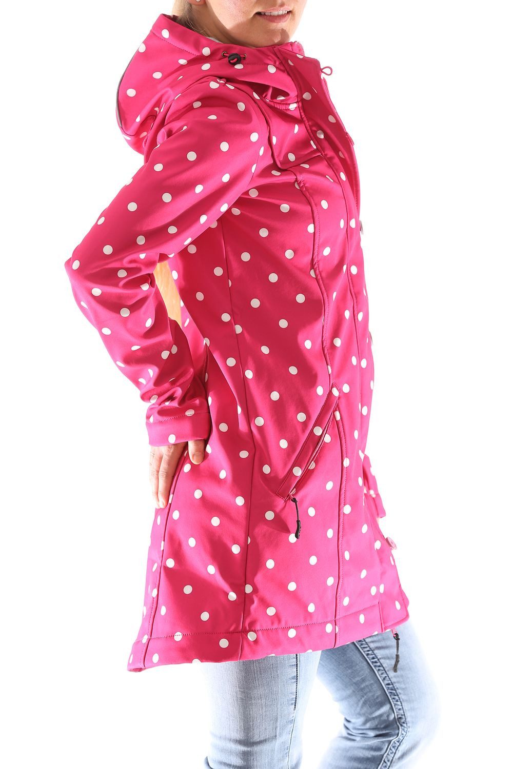 Blutsgeschwister Softshelljacke Blutsgeschwister Wild Weather Long Anorak Damen Jacke Mantel