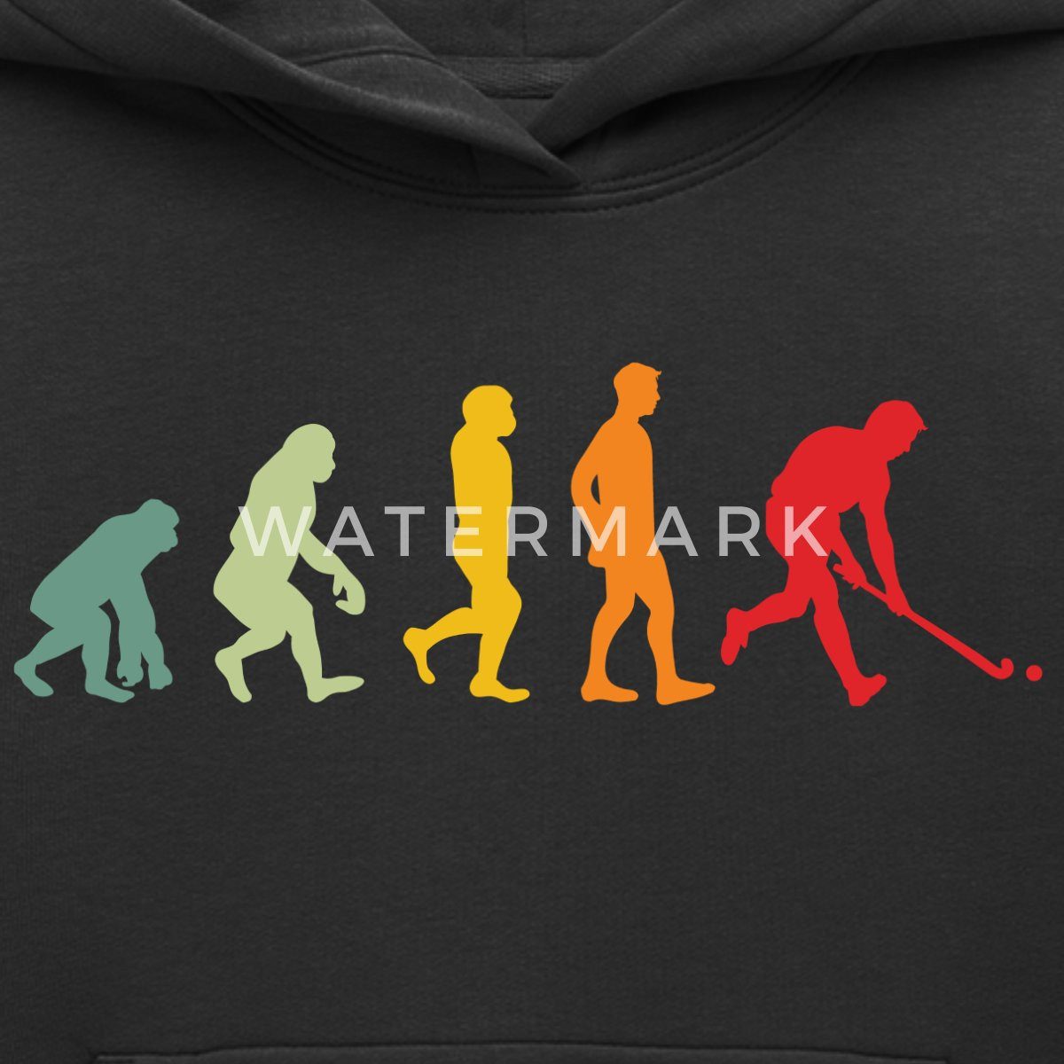 Spreadshirt Hoodie Feldhockey Evolution Kinder Premium Hoodie (1-tlg)