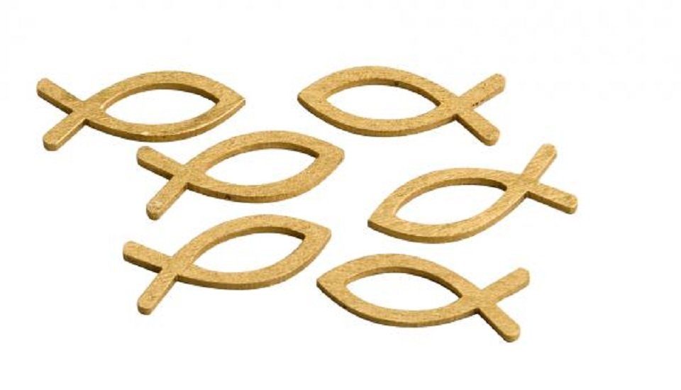 Gehlmann Streudeko Neu Holzstreu, Fisch, *Germany*, (8-tlg)