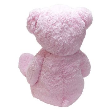 BEMIRO Tierkuscheltier XXL Teddy Rosa - ca. 100 cm großes Kuscheltier