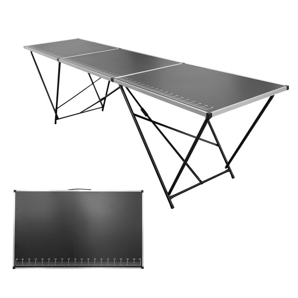 Lemodo Tapeziertisch Tapeziertisch klappbar, stabil, leichtes Eigengewicht, Tapetentisch