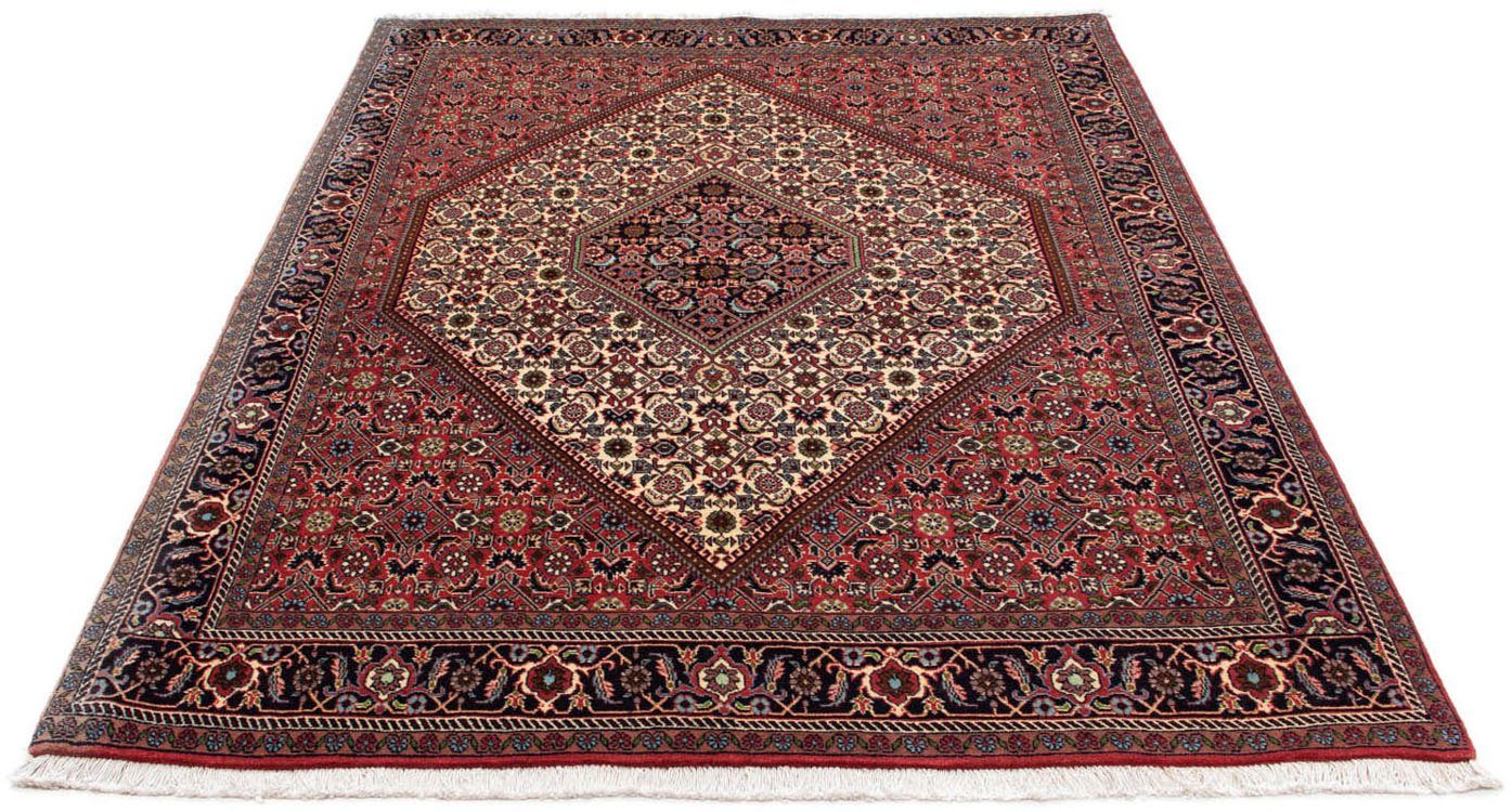 Wollteppich Bidjar - Zanjan Medaillon Rosso 218 x 148 cm, morgenland, rechteckig, Höhe: 15 mm, Unikat mit Zertifikat | Kurzflor-Teppiche