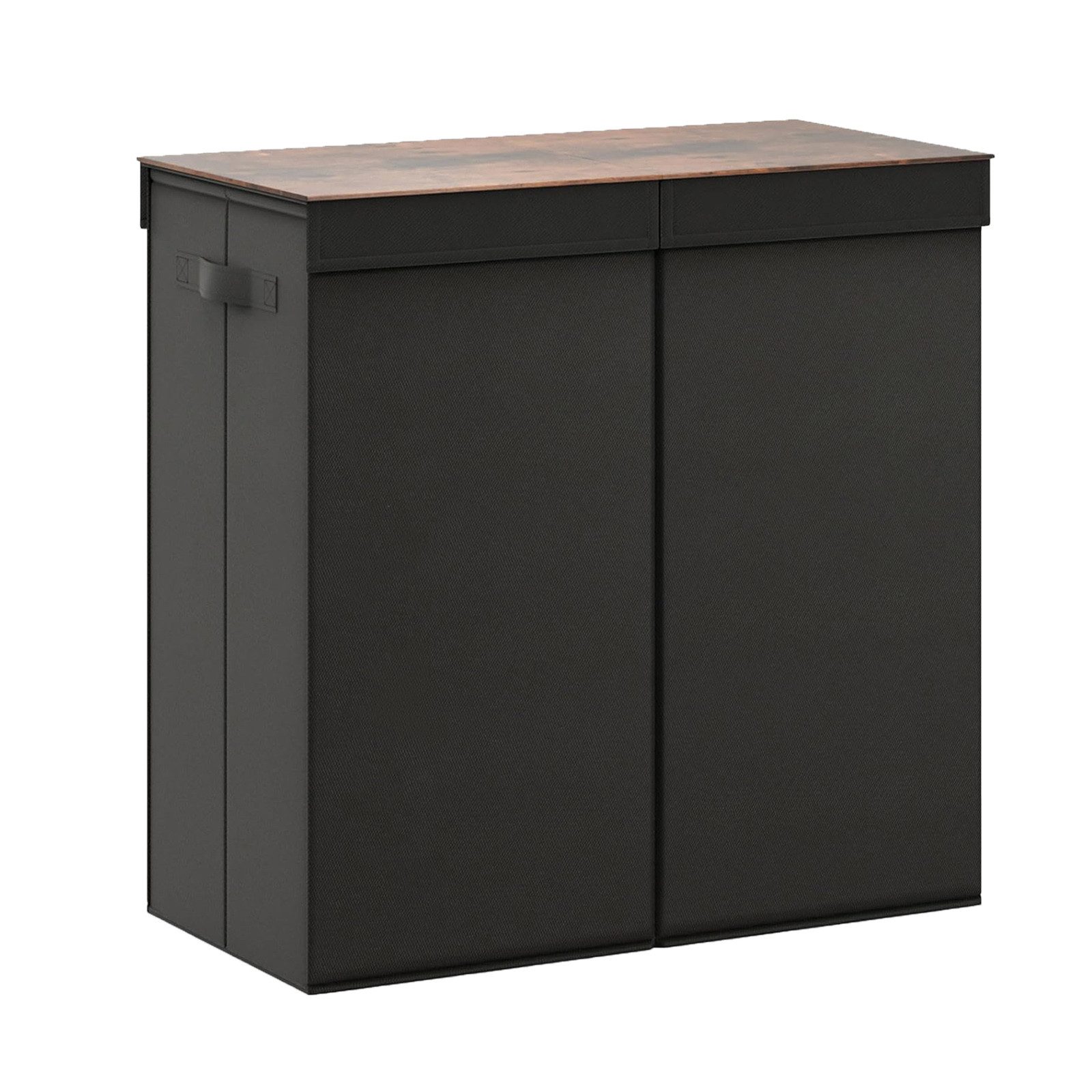 KOMFOTTEU Wäschekorb, 105L Wäschesammler mit Deckel & 2 abnehmbaren Wäsches günstig online kaufen