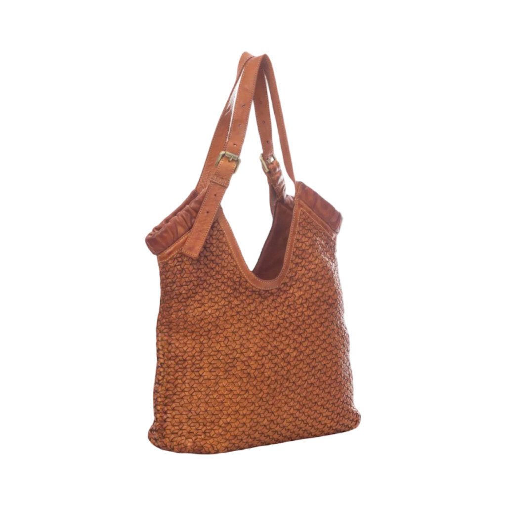 BZNA Henkeltasche Bella Designer Handtasche Tragetasche (Tasche), glattes Leder