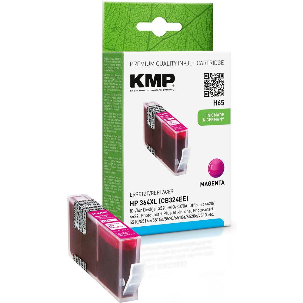 KMP 1 Tinte H65 ERSETZT HP 364XL - magenta Tintenpatrone (1-tlg)