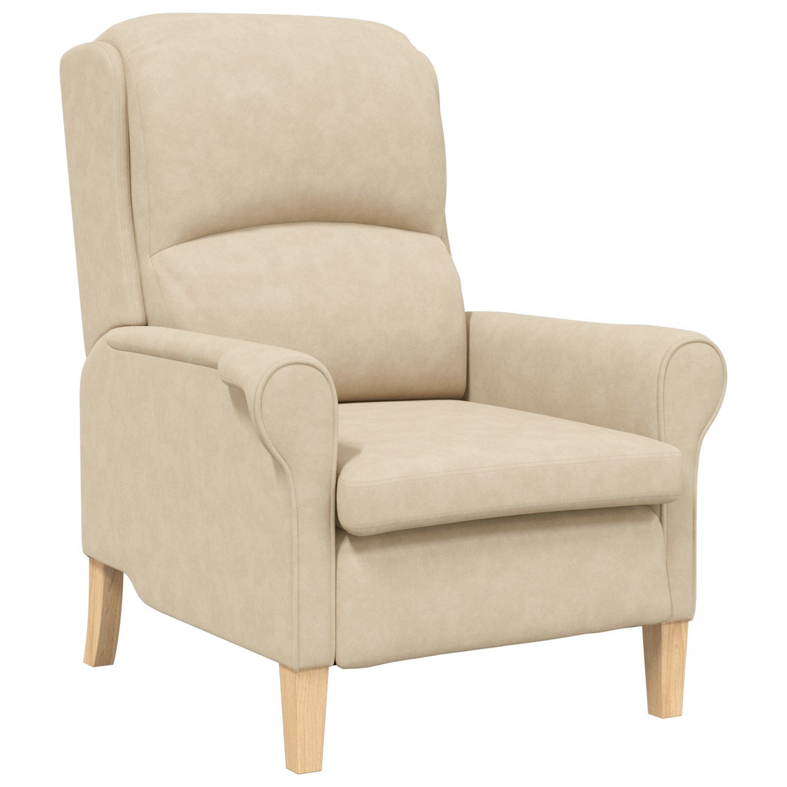 vidaXL Sessel Creme Sessel Creme Stoff günstig online kaufen