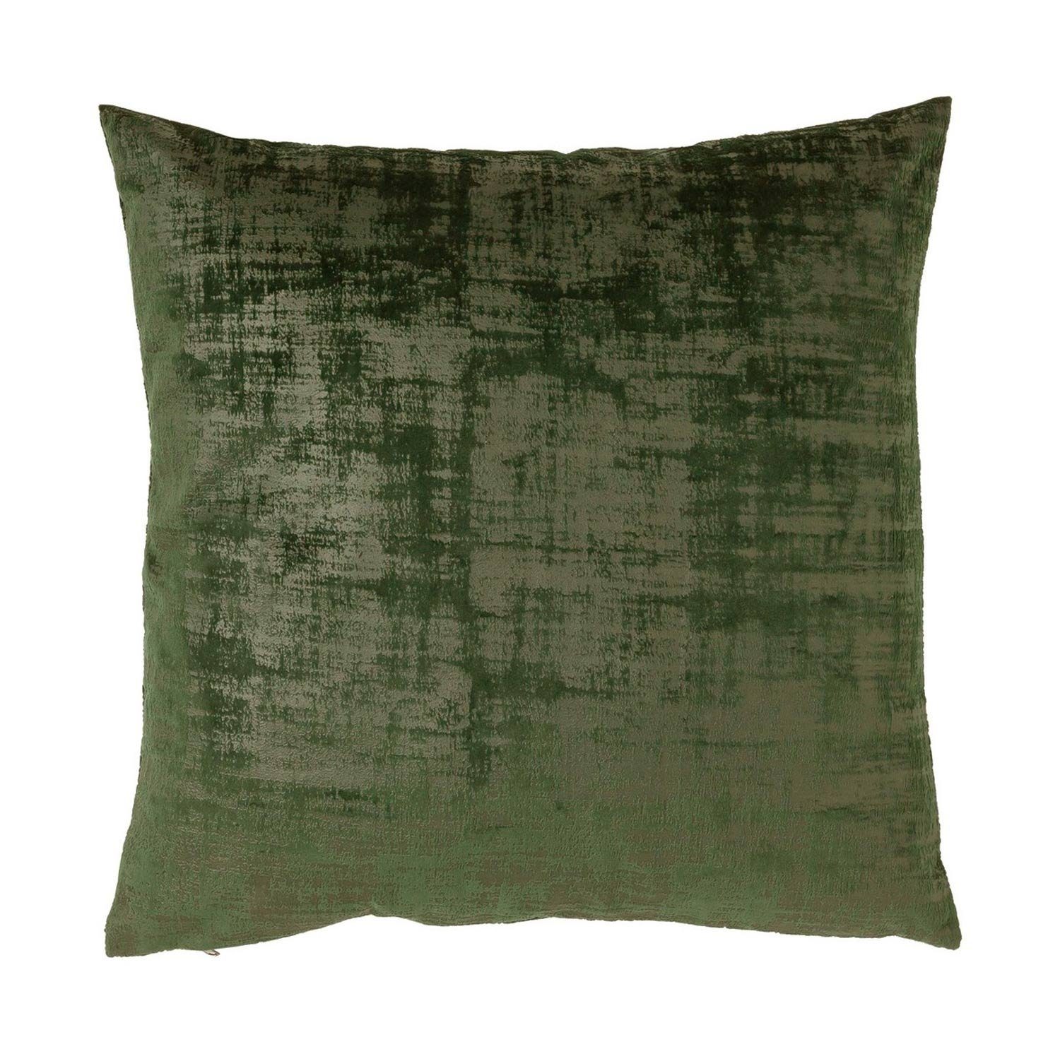 Dekokissen VINTAGE VELVET, Grün, Uni, Samt, 50 x 50 cm