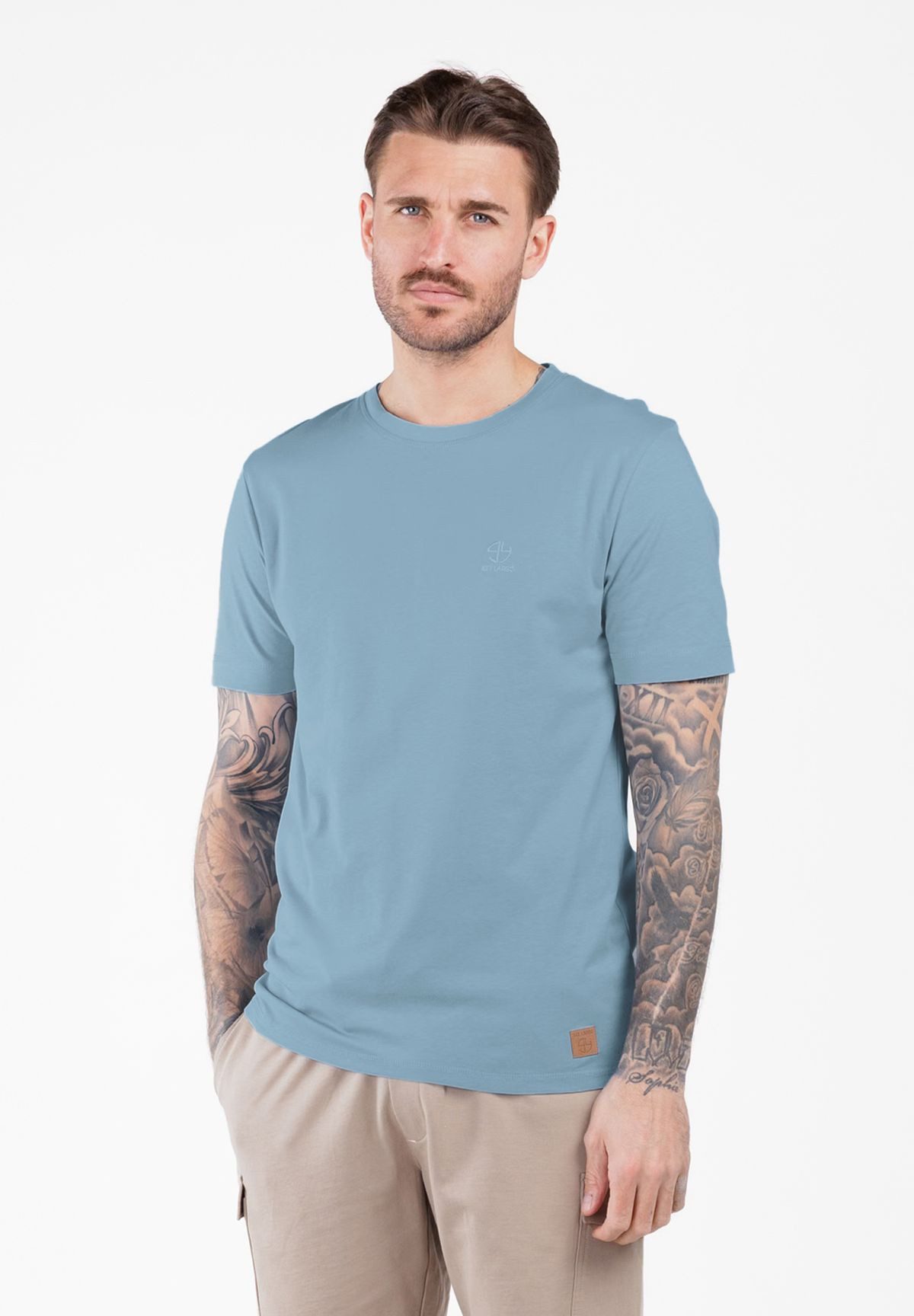Key Largo T-Shirt MT Pepper round uni Basic Look MT00666 Rundhalsauschnitt unifarben kurzarm slim fit