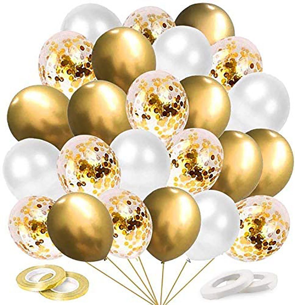 Leway Folienballon Luftballons Konfetti Luftballons Hochzeit Hochzeit Luftballons  Helium Luftballons Geburtstag Hochzeiten Babyparty Valentinstag Silvester  Dekorationen