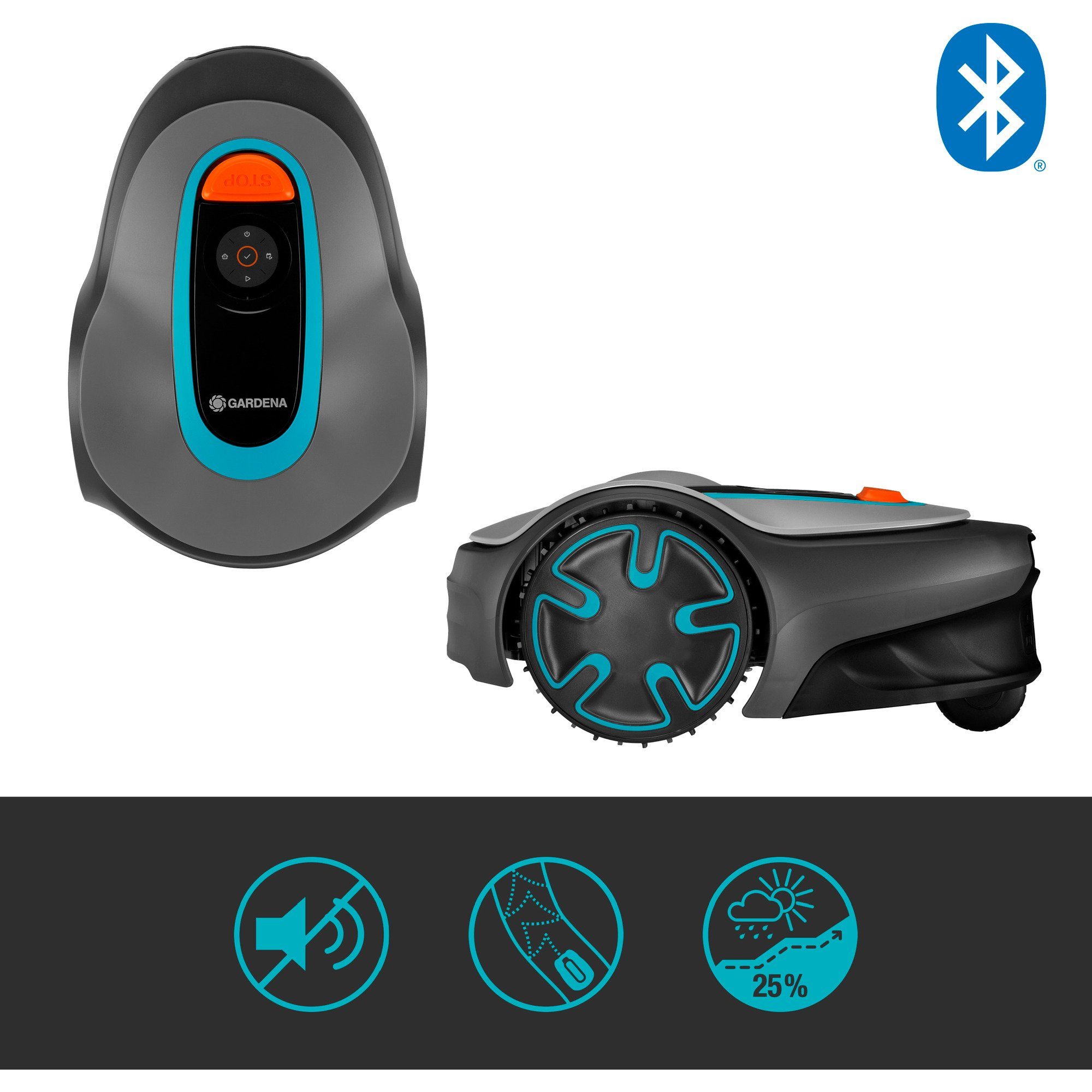 GARDENA Rasenmähroboter GARDENA Mähroboter SILENO minimo 250m², (Li-Ionen