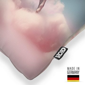 Kissenbezug, VOID (1 Stück), Einhorn Wolken Himmel Deko Mädchen Geburtstag geschenk einhörner lgbt