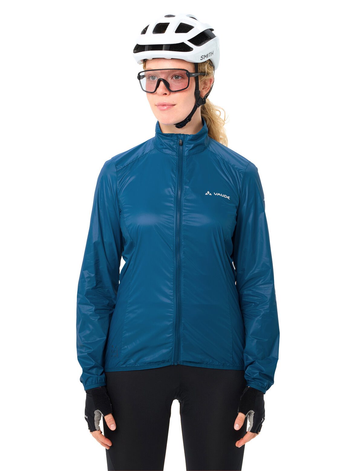 VAUDE Fahrradjacke Women's Matera Air Jacket mit hochschließendem Kragen, winddicht und wasserabweisend, Slim Fit