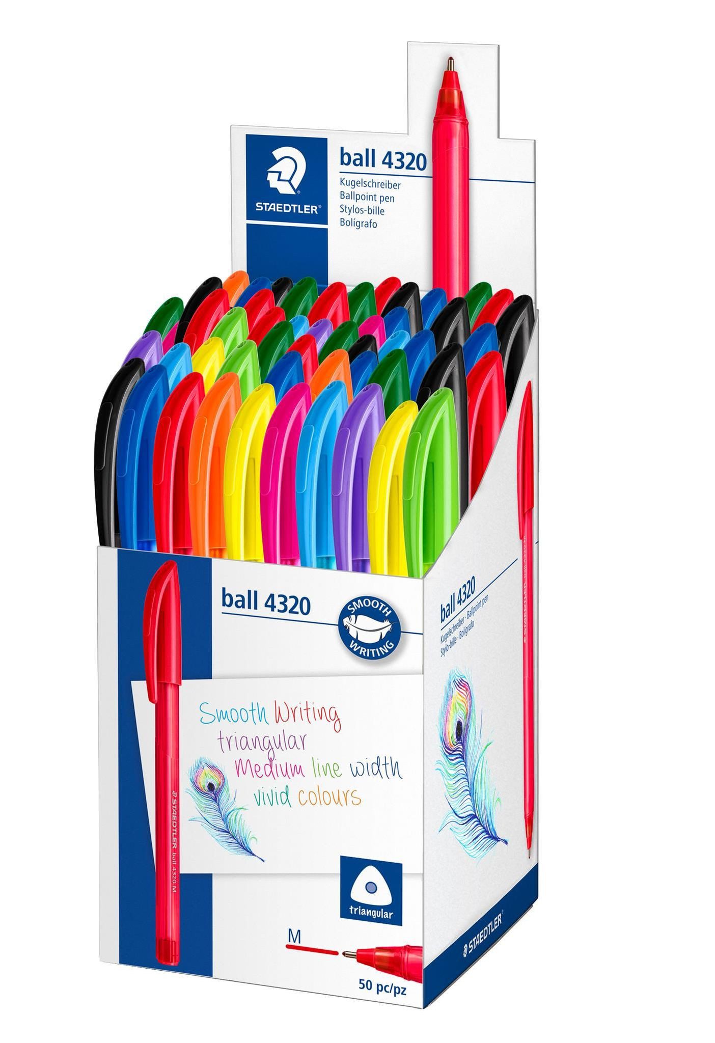STAEDTLER Kugelschreiber Staedtler Kugelschreiber ball 4320 M 50ST