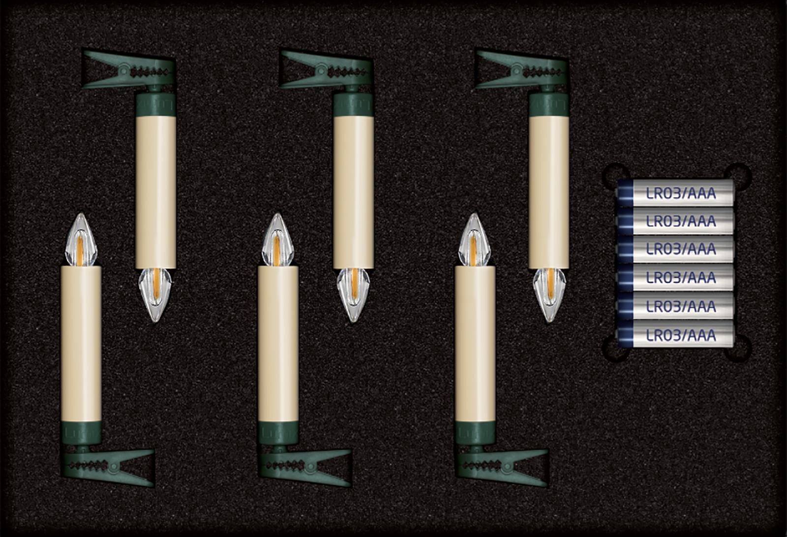 lumix LED-Christbaumkerzen LUMIX SuperLight Bavaria Flame Mini Erweiterung günstig online kaufen