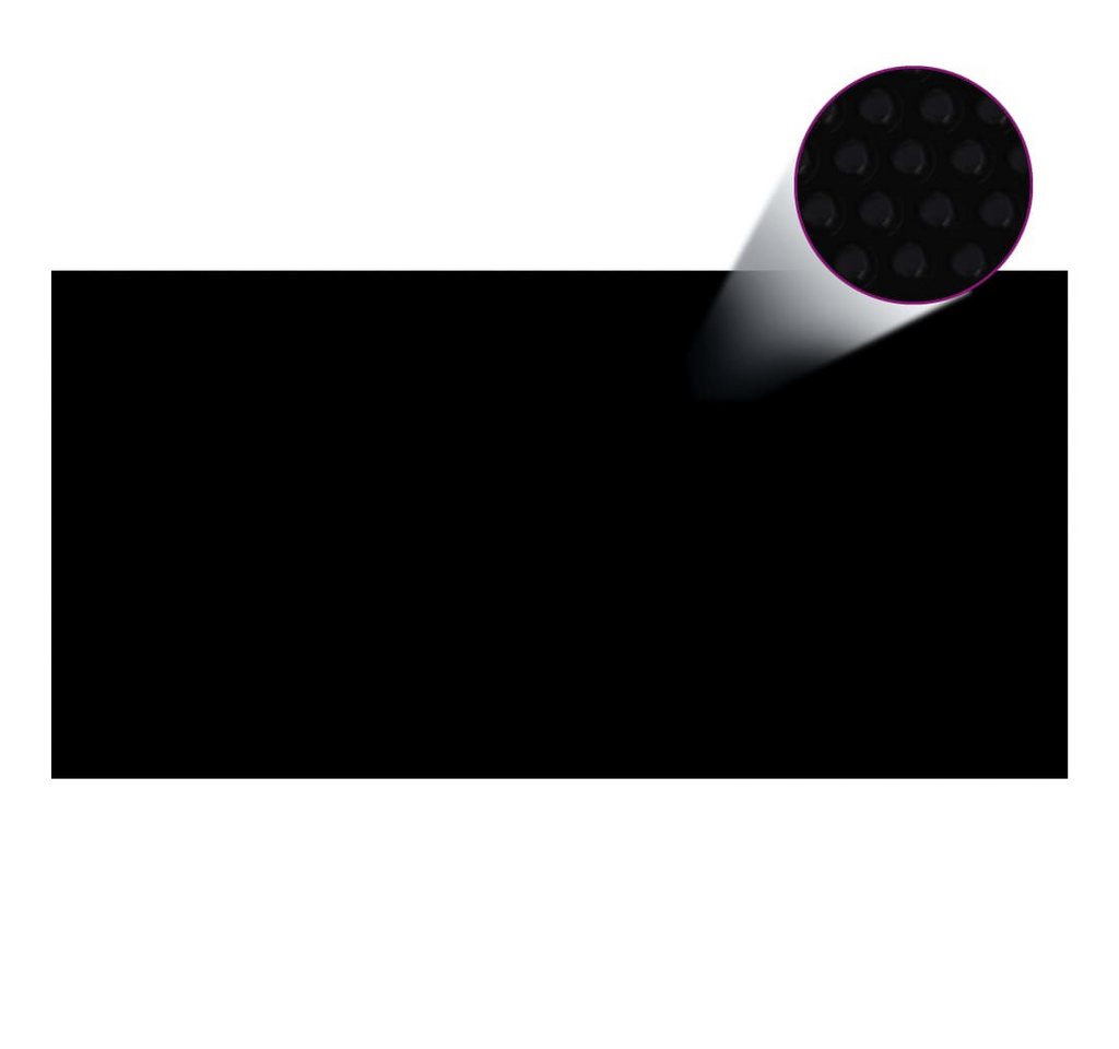 Thumbnail - vidaXL Poolverdeck, Poolabdeckung Schwarz 732x366 cm PE