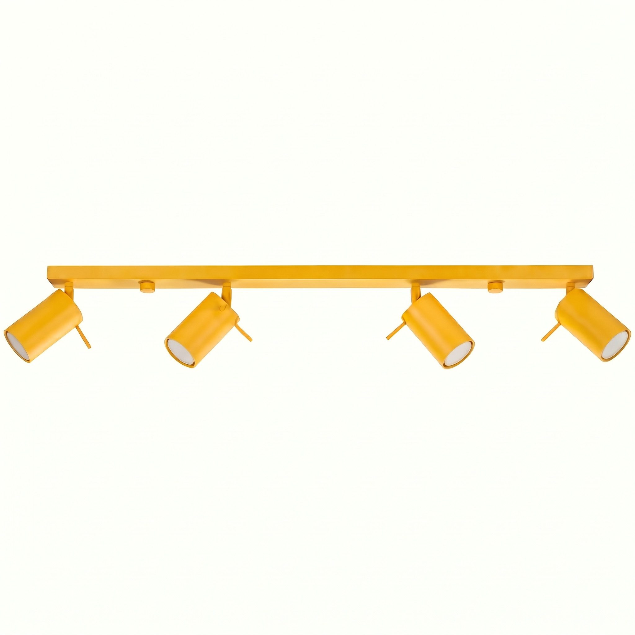 SOLLUX lighting Deckenleuchte Plafond RING 4L gelb, Nicht enthalten