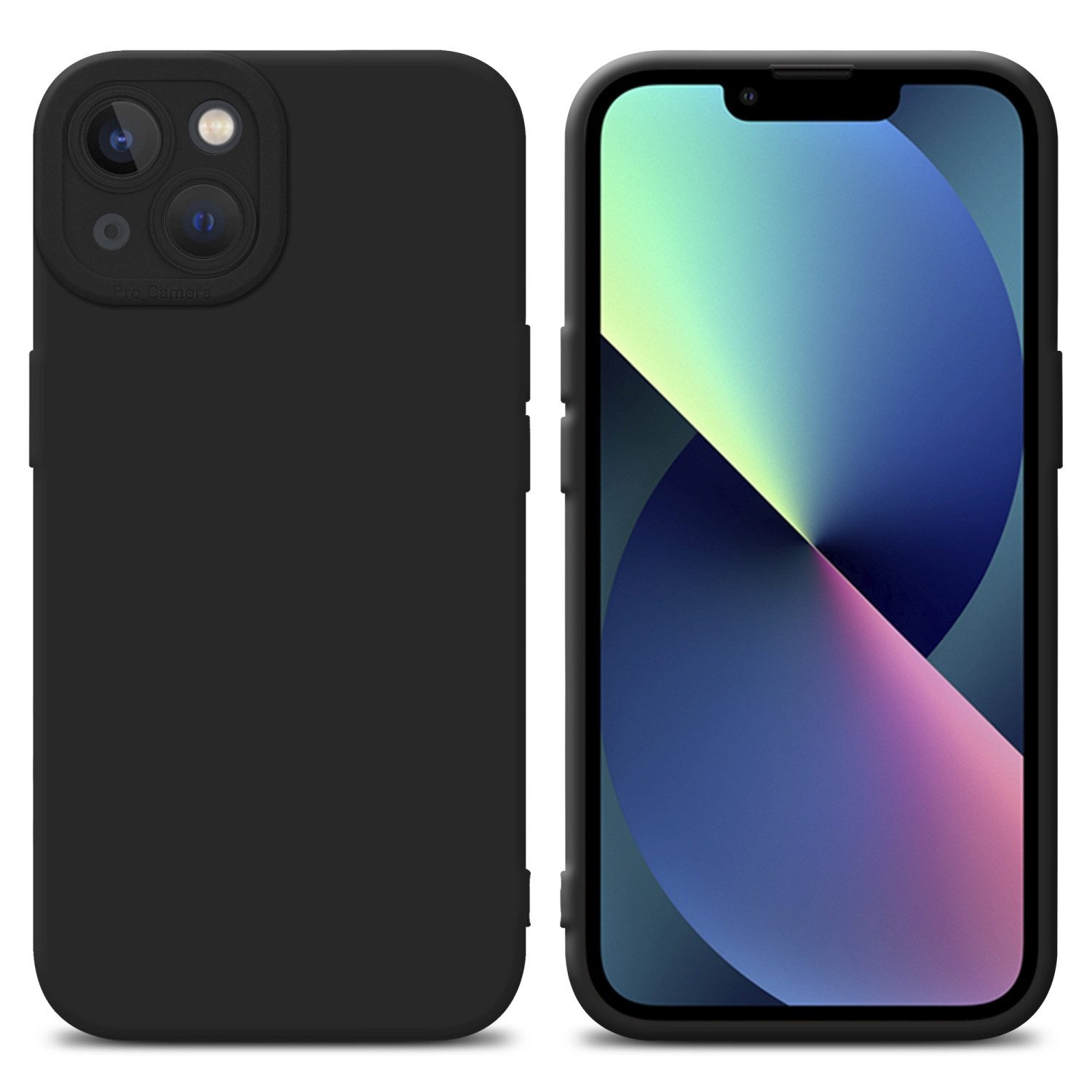 Cadorabo Handyhülle für iPhone 14 Hülle Apple iPhone 14, Hülle Schutzhülle TPU Silikon Case Cover