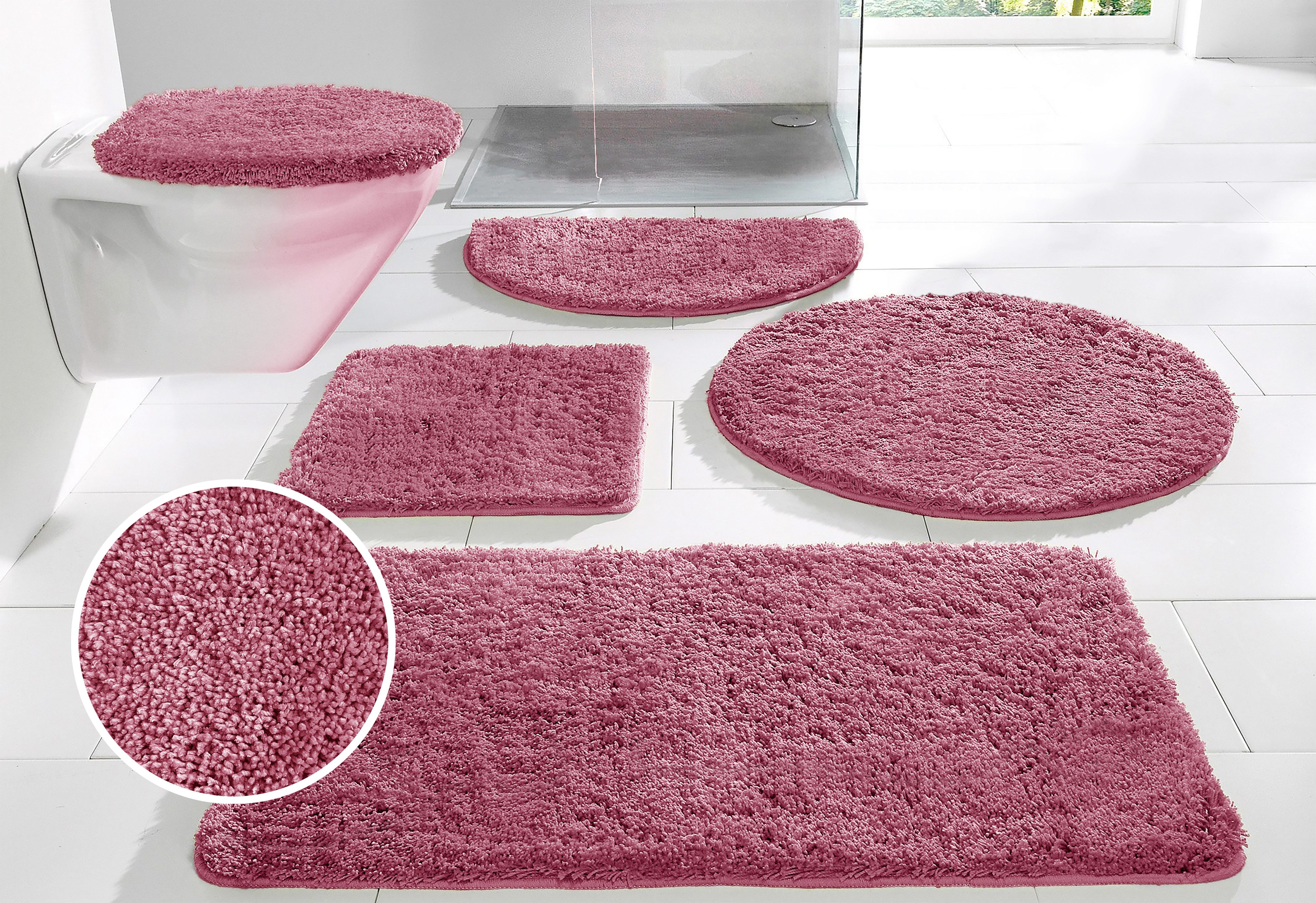 my home Badematte Inga, Badezimmer Teppich, günstig online kaufen