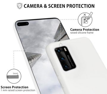 MyGadget Handyhülle Silikon Hülle für Huawei P40, Schutzhülle robust TPU Case Silikonhülle Back Cover Slimcase Kratzfest