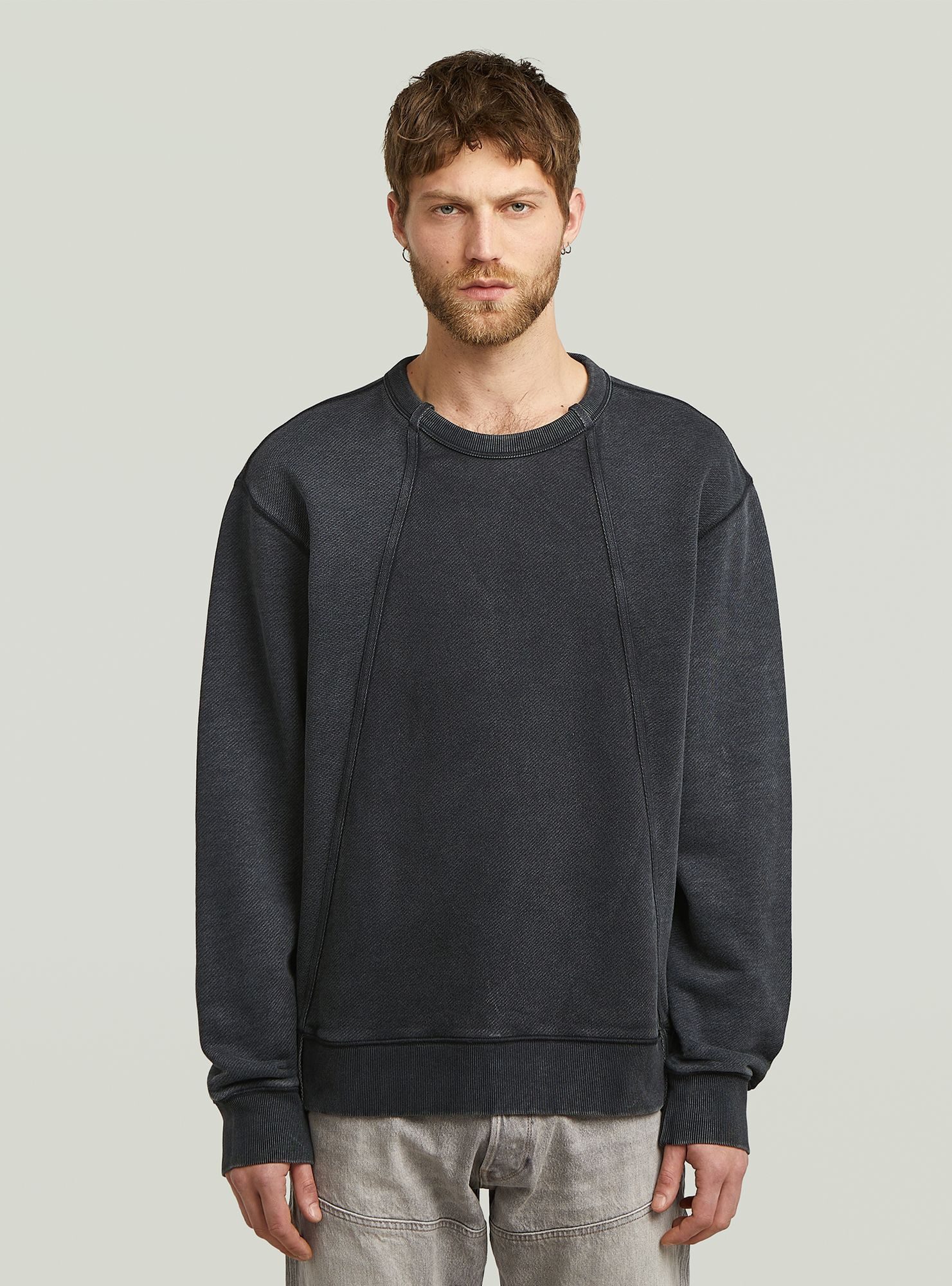 G-STAR Longpullover Wash Panel Sweater