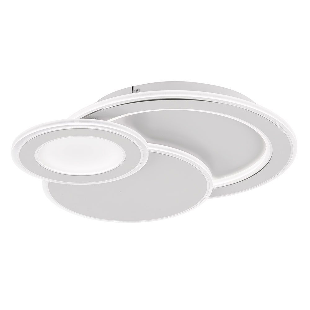 WOFI LED Deckenleuchte, LED-Leuchtmittel fest verbaut, Tageslichtweiß, LED Deckenleuchte mit Fernbedienung Deckenleuchte Wohnzimmer