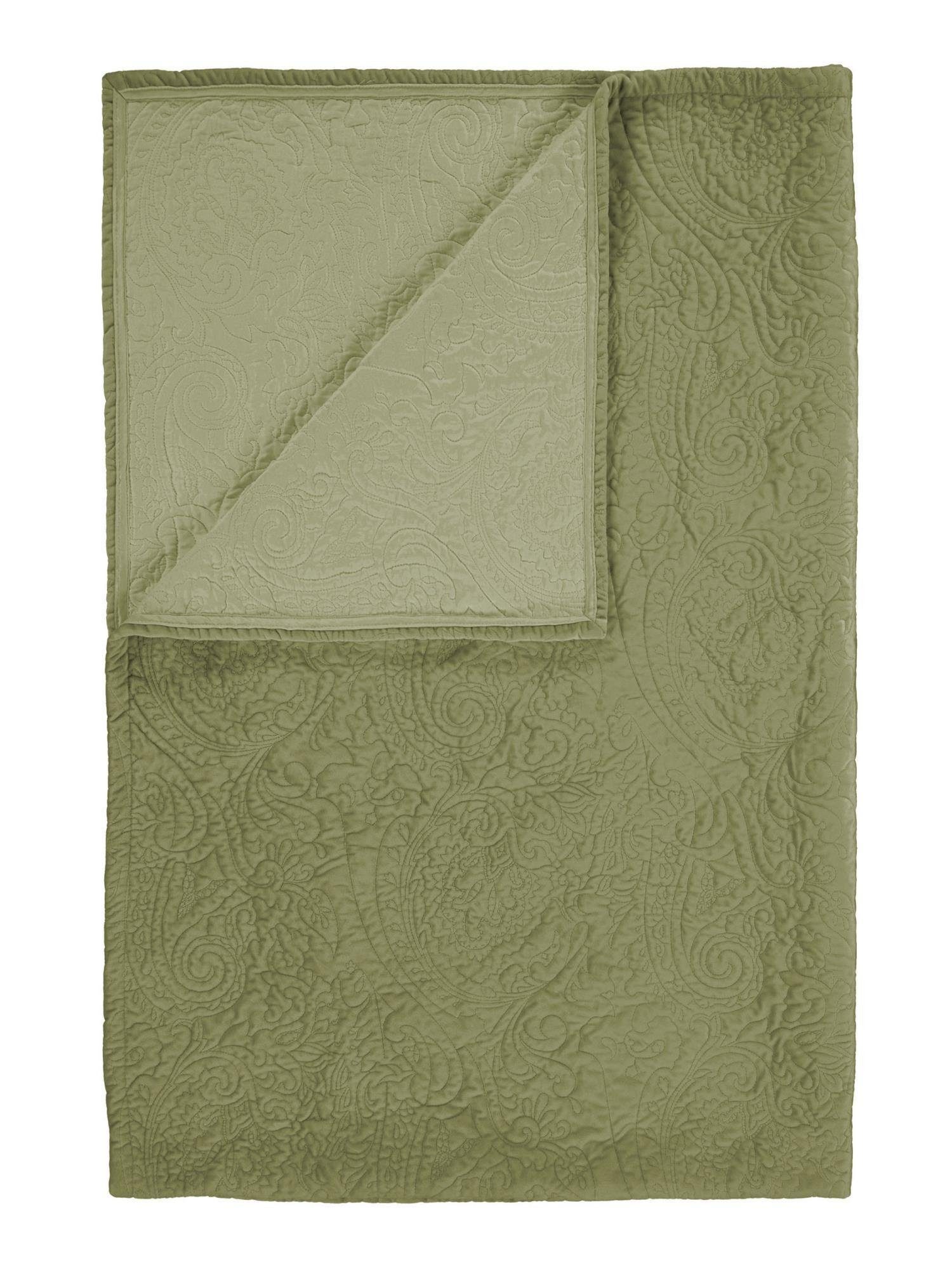 Essenza Tagesdecke Roeby, mit elegant gesticktem Paisley-Muster günstig online kaufen