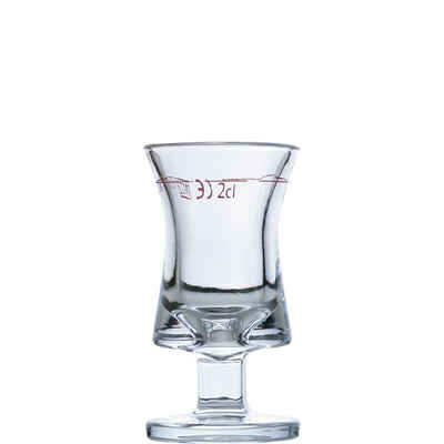Table Roc Schnapsglas Rittmeister, Glas, Schnapsglas Shotglas Stamper 28ml Glas Transparent 12 Stück