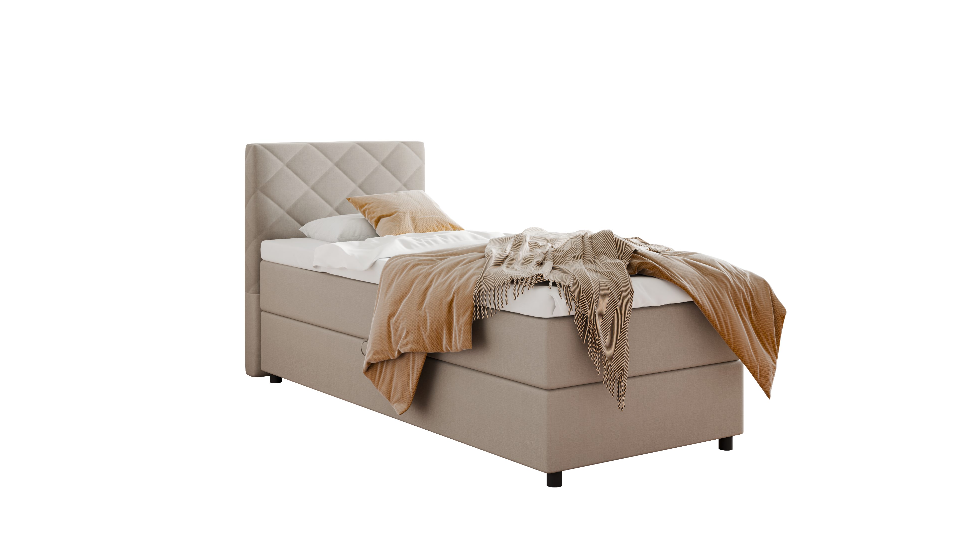 PANDA MÖBEL GmbH Boxspringbett DIAMARO 90x200, günstig online kaufen